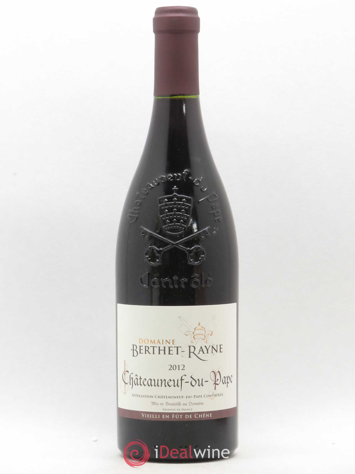 Châteauneuf-du-Pape Domaine Berthet Rayne (sans prix de réserve) 2012 - Posten von 1 Flasche - 0