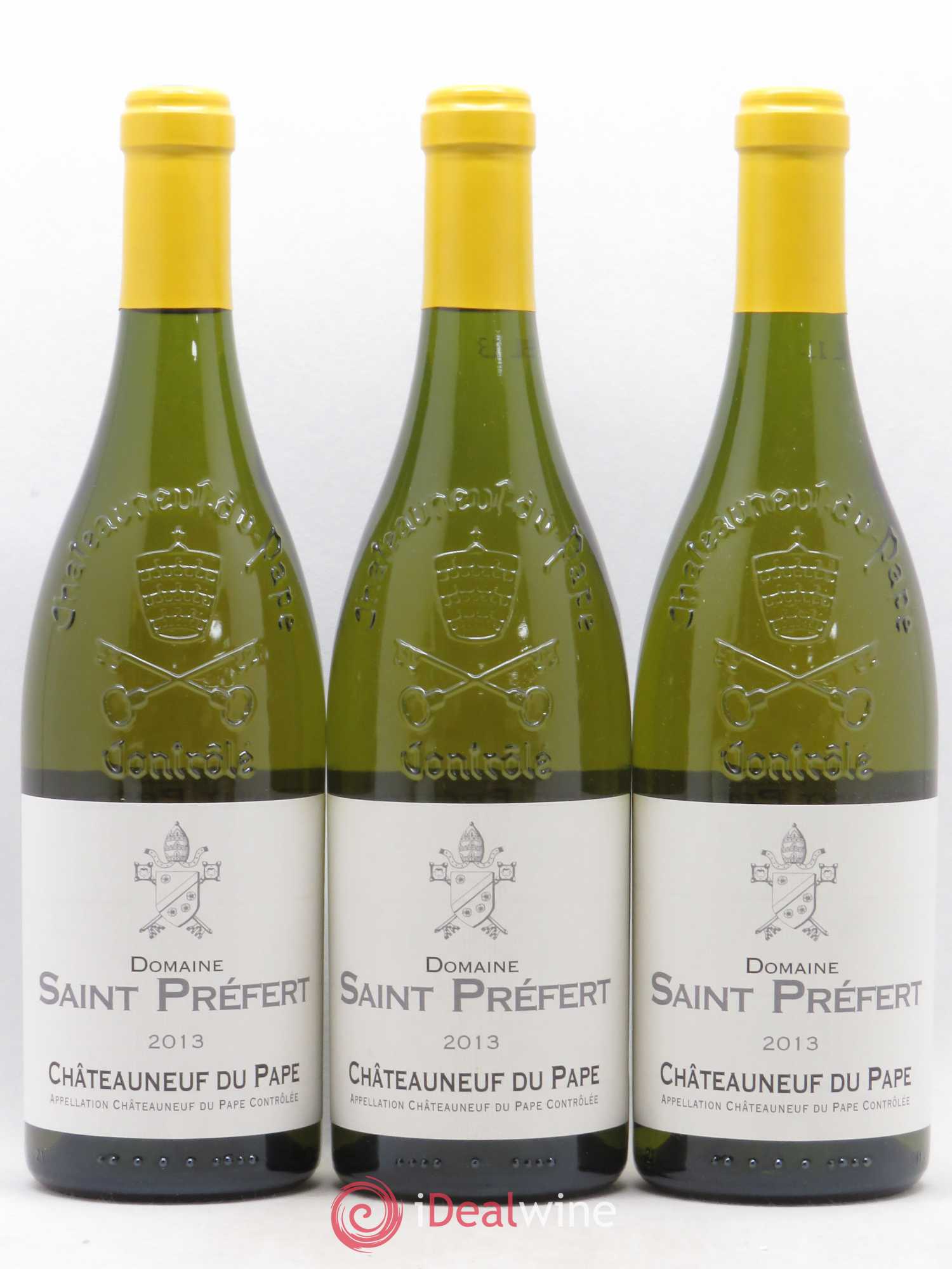 Châteauneuf-du-Pape Domaine de Saint Préfert 2013 - Lot de 3 bouteilles - 0
