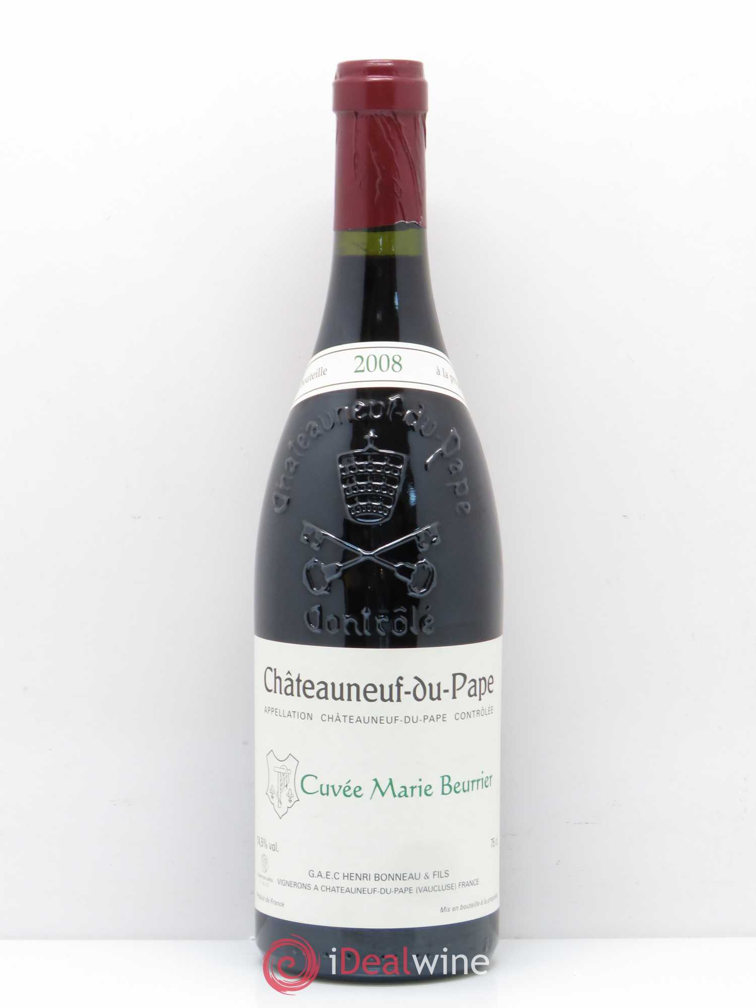 Châteauneuf-du-Pape Marie Beurrier Henri Bonneau & Fils 2008 - Lot de 1 bouteille - 0