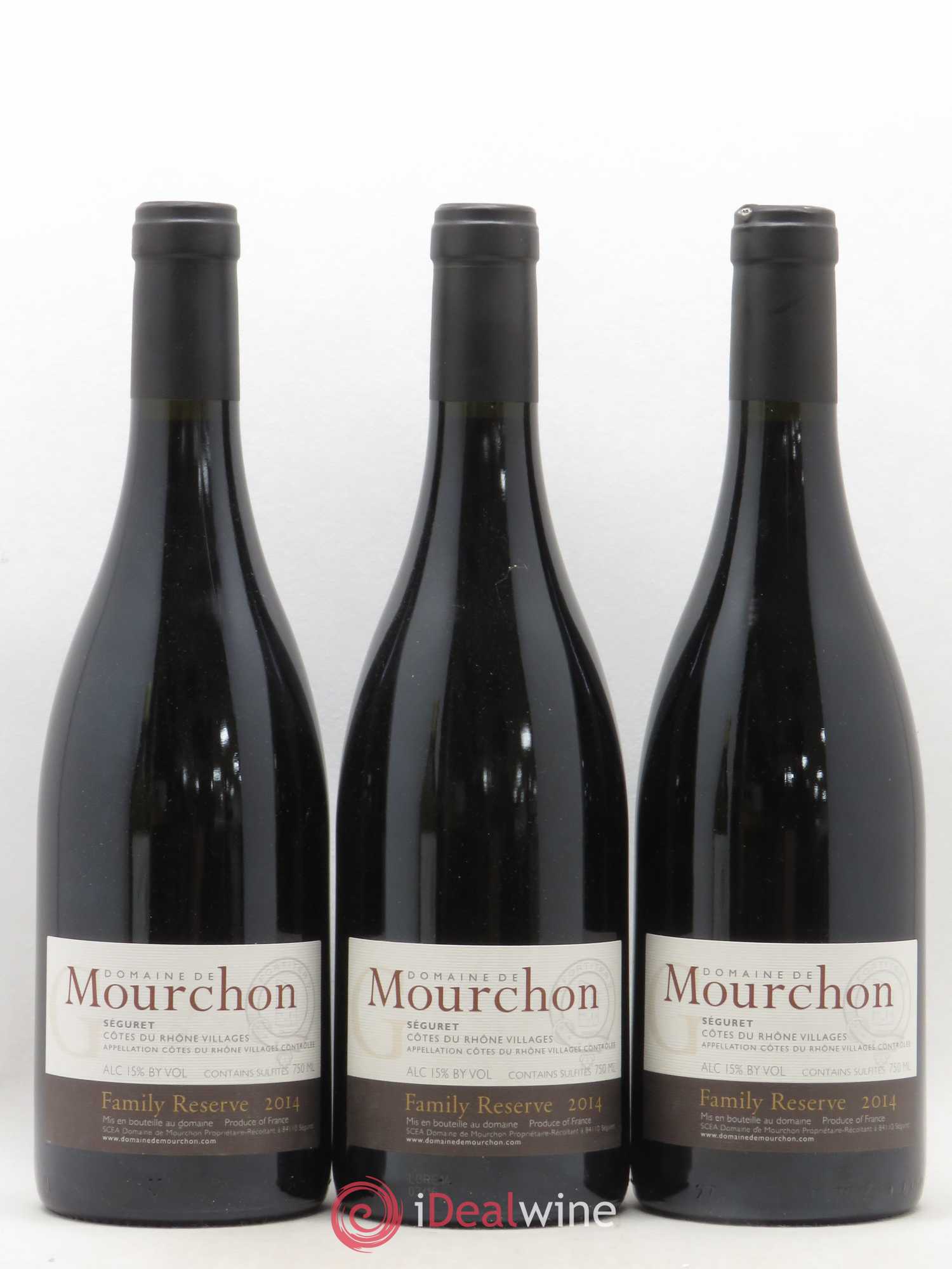 Côtes-du-Rhône Reserve Grenache Domaine de Mourchon 2014 - Posten von 3 Flaschen - 0