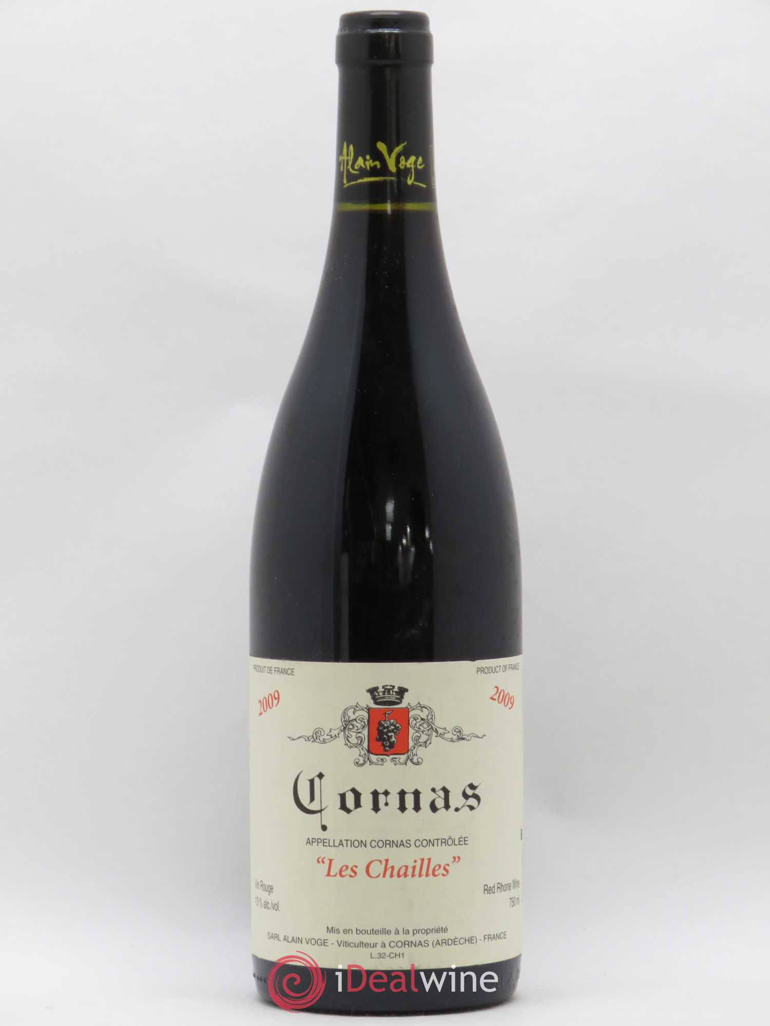 Cornas Les Chailles Alain Voge (Domaine) 2009 - Lot de 1 bouteille - 0