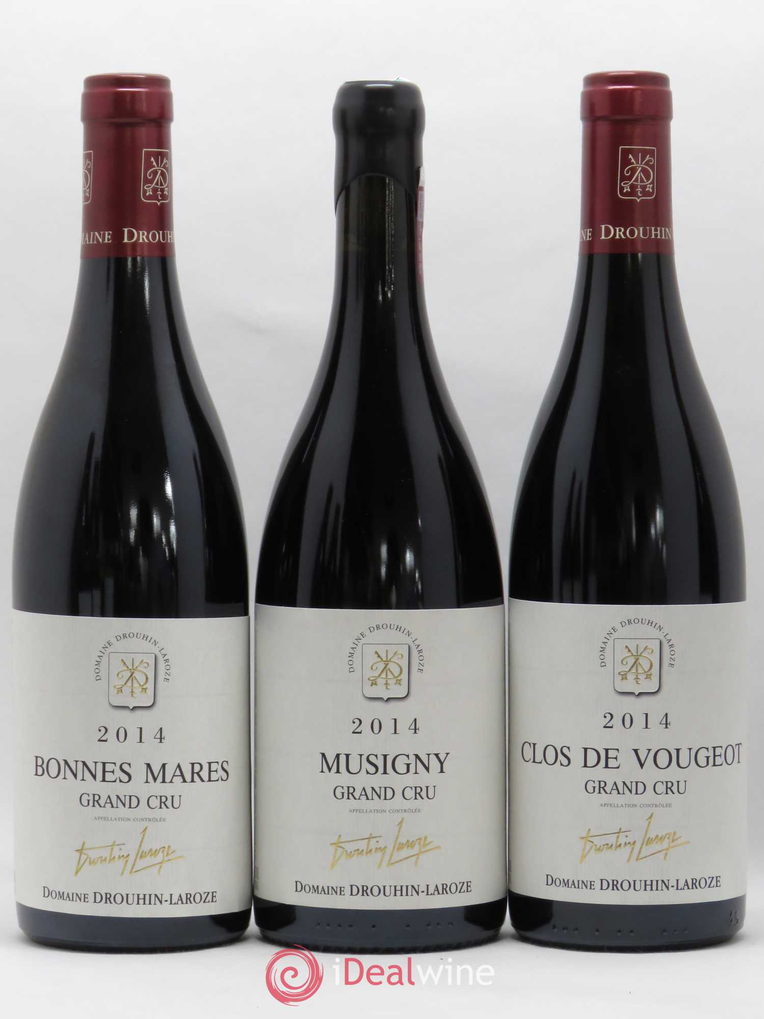 Bourgogne Caisse Suzanne Laroze Musigny Bonnes Mares Clos Vougeot Latricieres Chapelle Clos-de-Beze 2014 - Posten von 6 Flaschen - 1