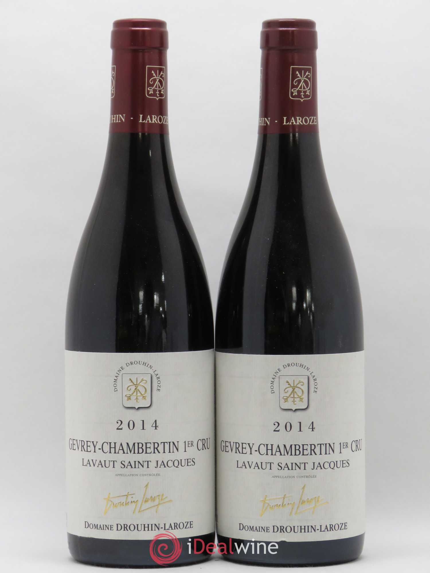 Gevrey-Chambertin 1er Cru Lavaut Saint-Jacques Domaine Drouhin-Laroze 2014 - Lot de 2 bouteilles - 0