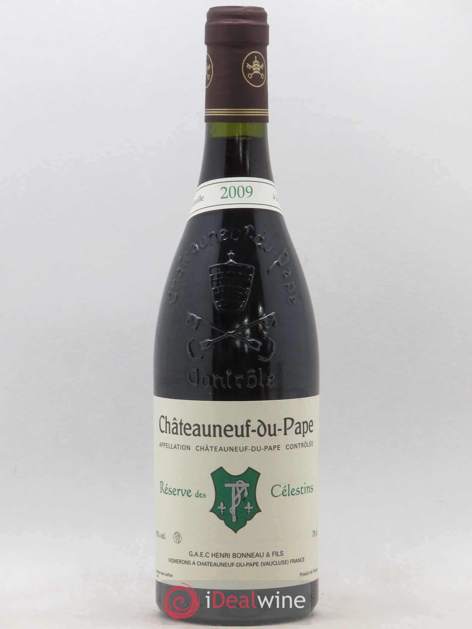 Châteauneuf-du-Pape Réserve des Célestins Henri Bonneau & Fils 2009 - Lot de 1 bouteille - 0