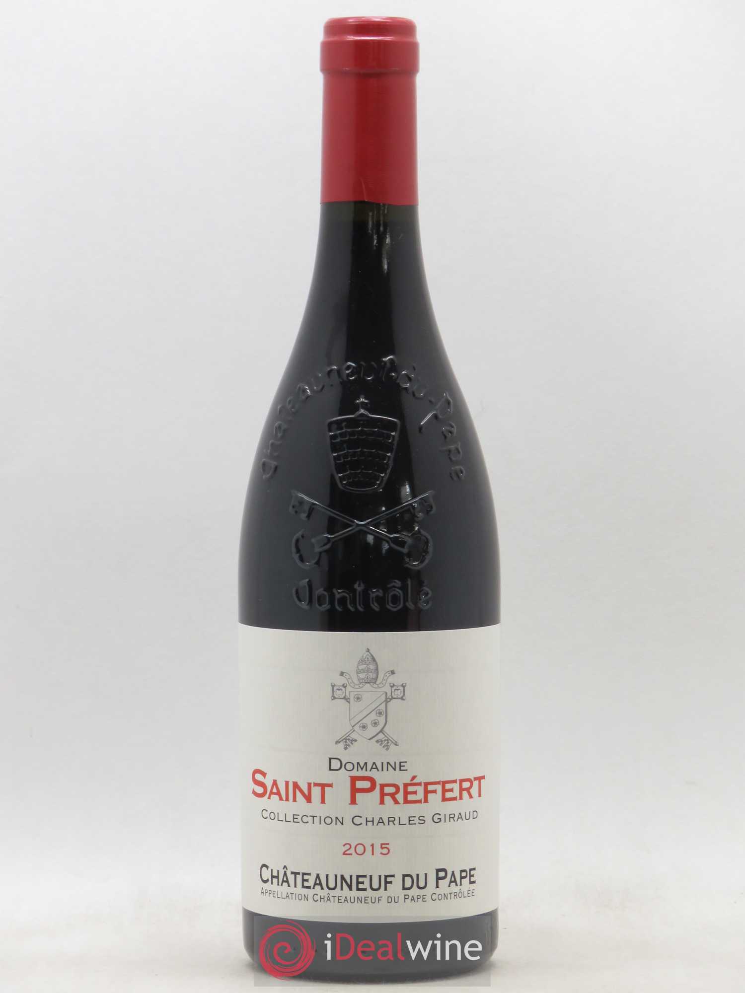 Châteauneuf-du-Pape Collection Charles Giraud Domaine Saint-Préfert 2015 - Lot de 1 bouteille - 0