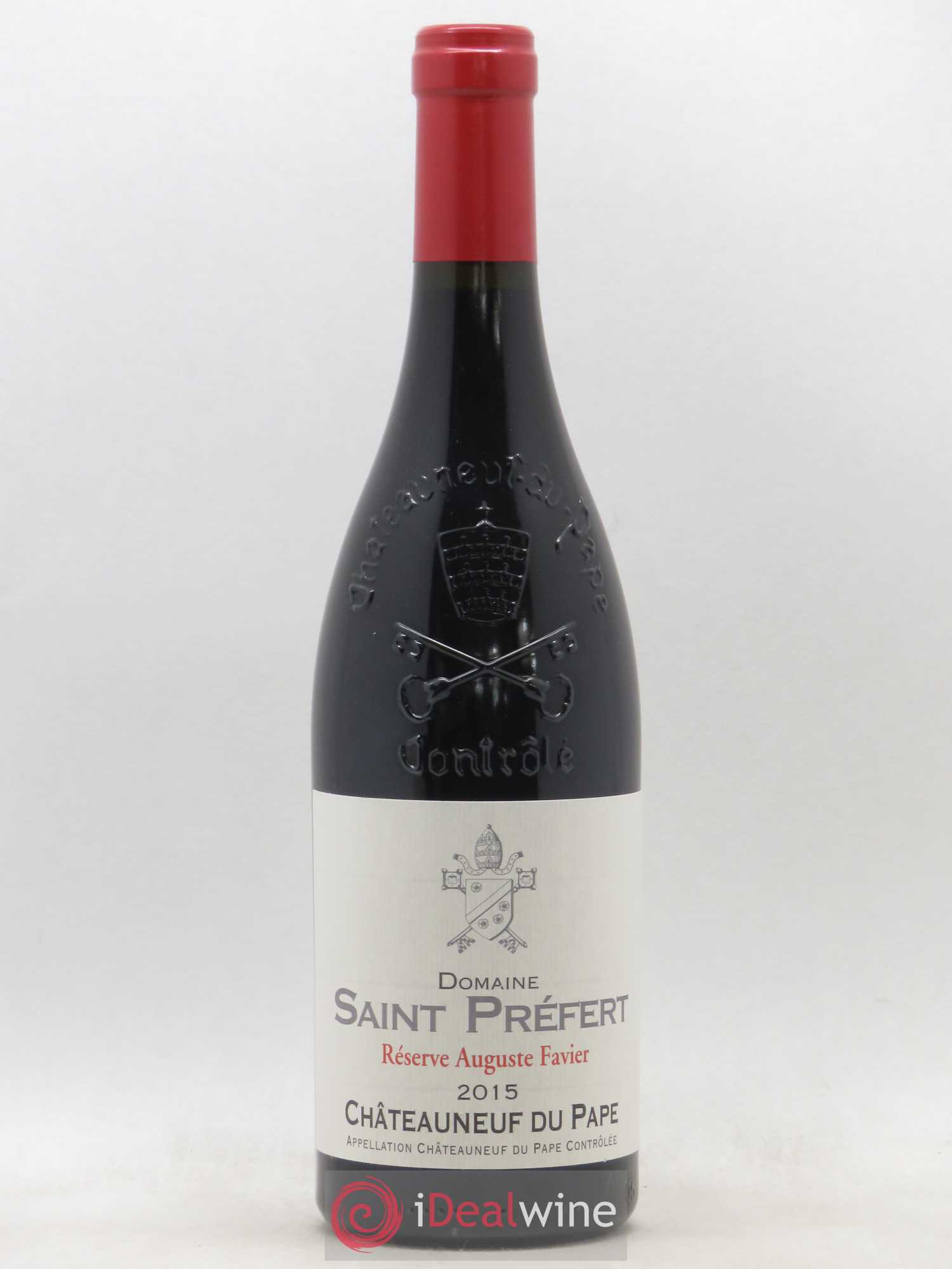 Châteauneuf-du-Pape Réserve Auguste Favier Domaine Saint-Préfert 2015 - Lot de 1 bouteille - 0