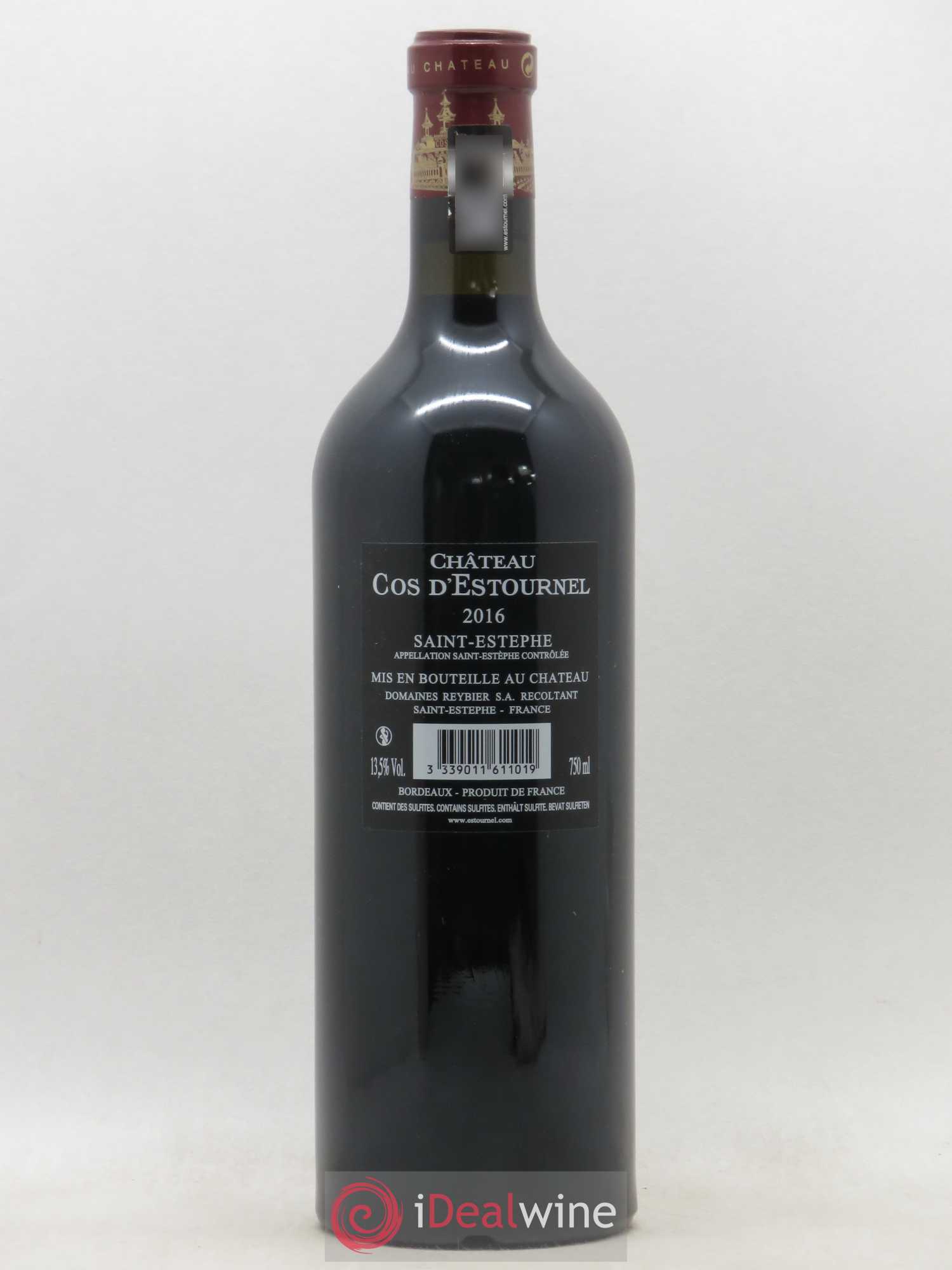 Cos d'Estournel 2ème Grand Cru Classé 2016 - Lot de 1 bouteille - 1