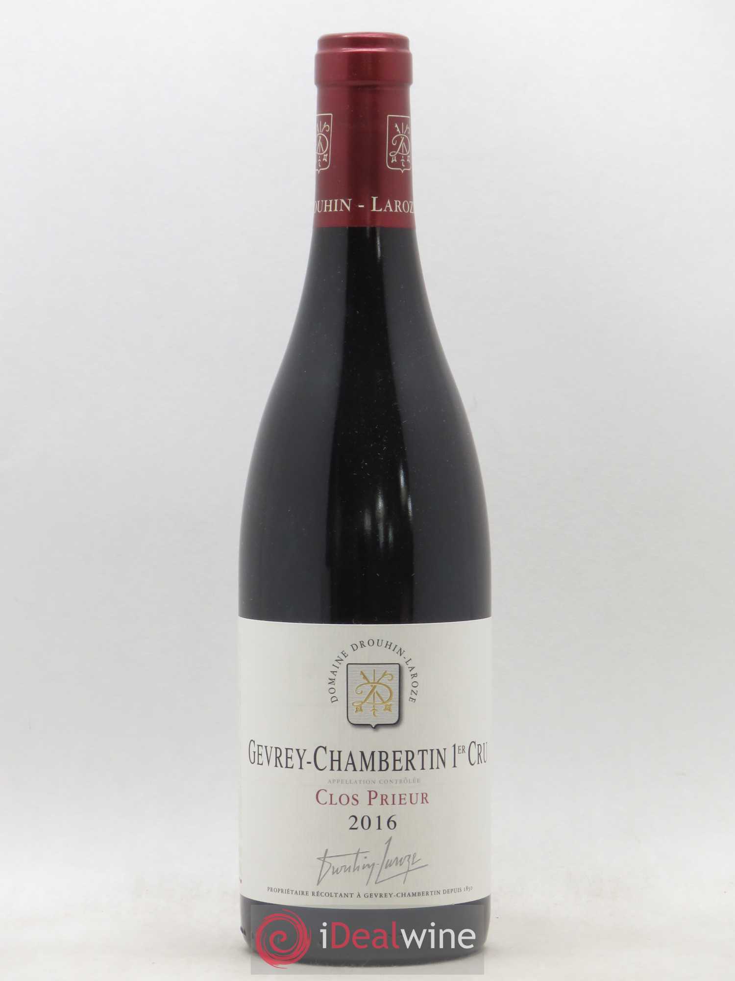 Gevrey-Chambertin 1er Cru Clos Prieur Domaine Drouhin-Laroze 2016 - Lot de 1 bouteille - 0