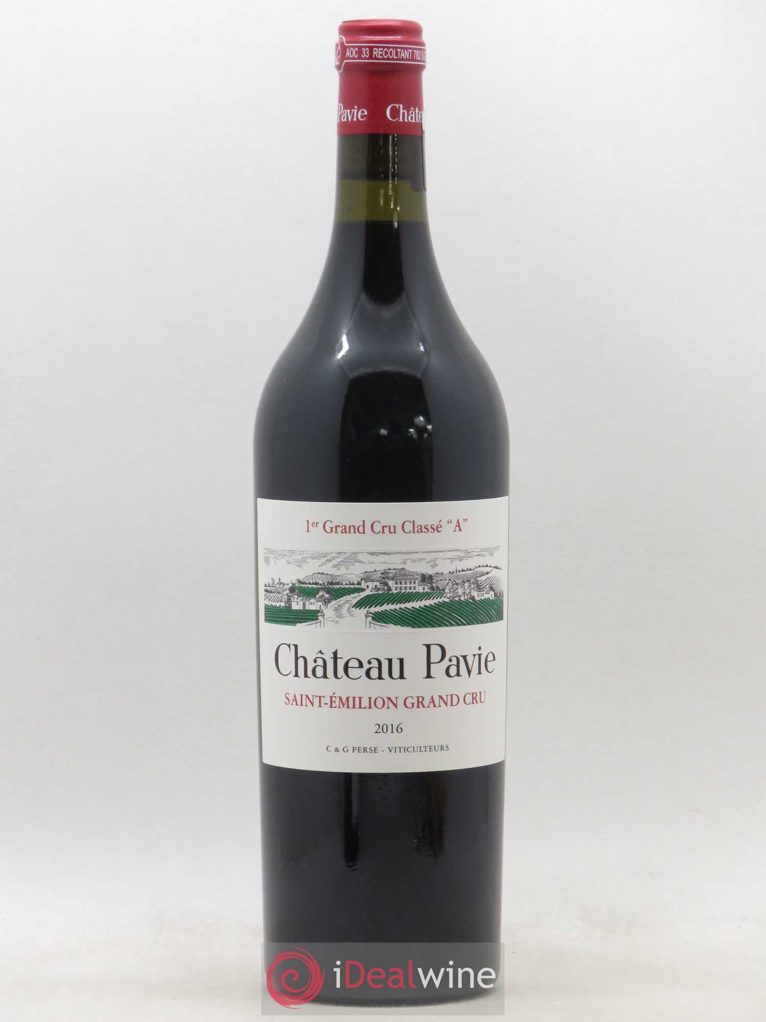 Château Pavie 1er Grand Cru Classé A 2016 - Lot de 1 bouteille - 0
