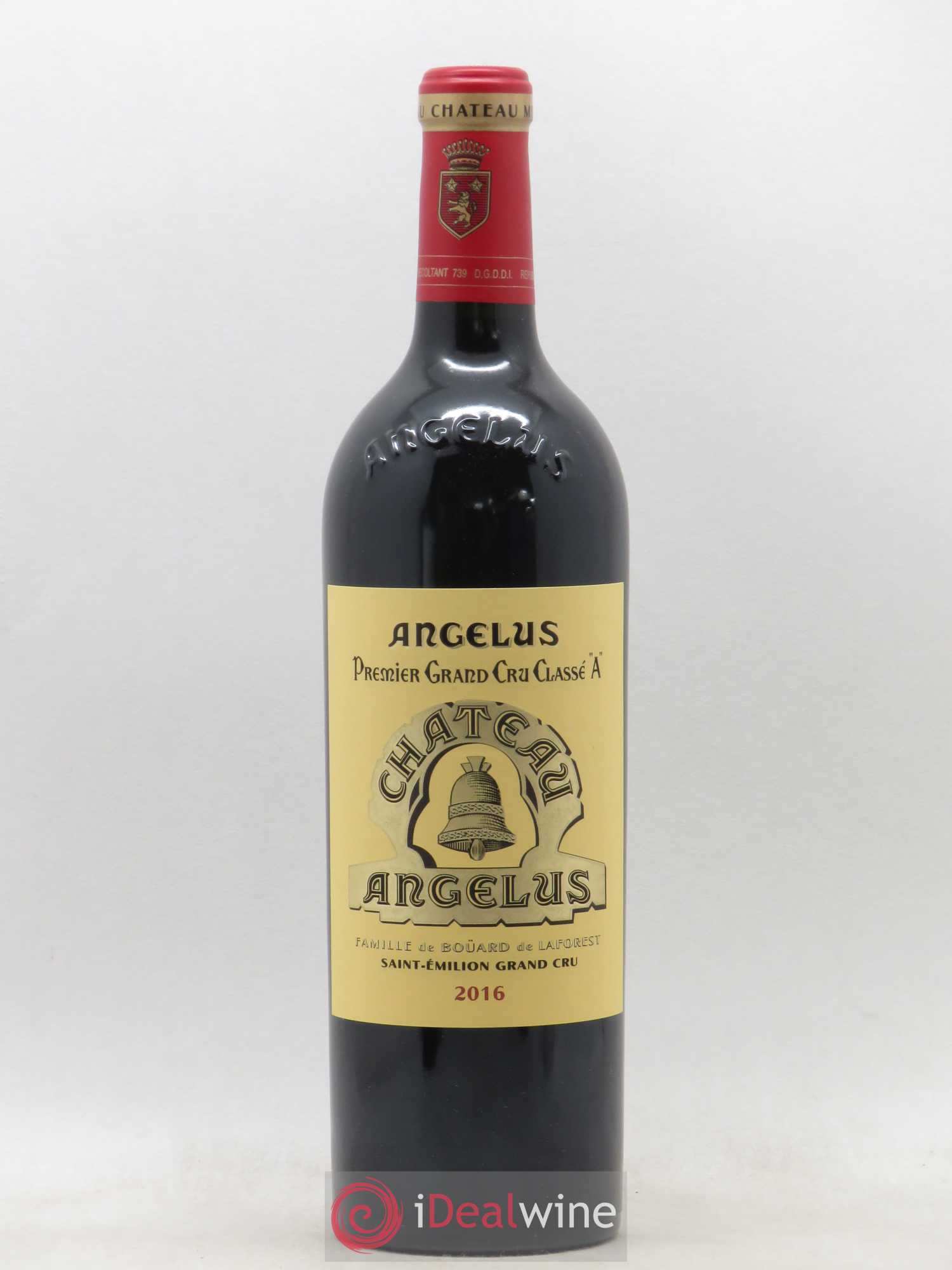 Château Angélus 1er Grand Cru Classé A 2016 - Lot de 1 bouteille - 0