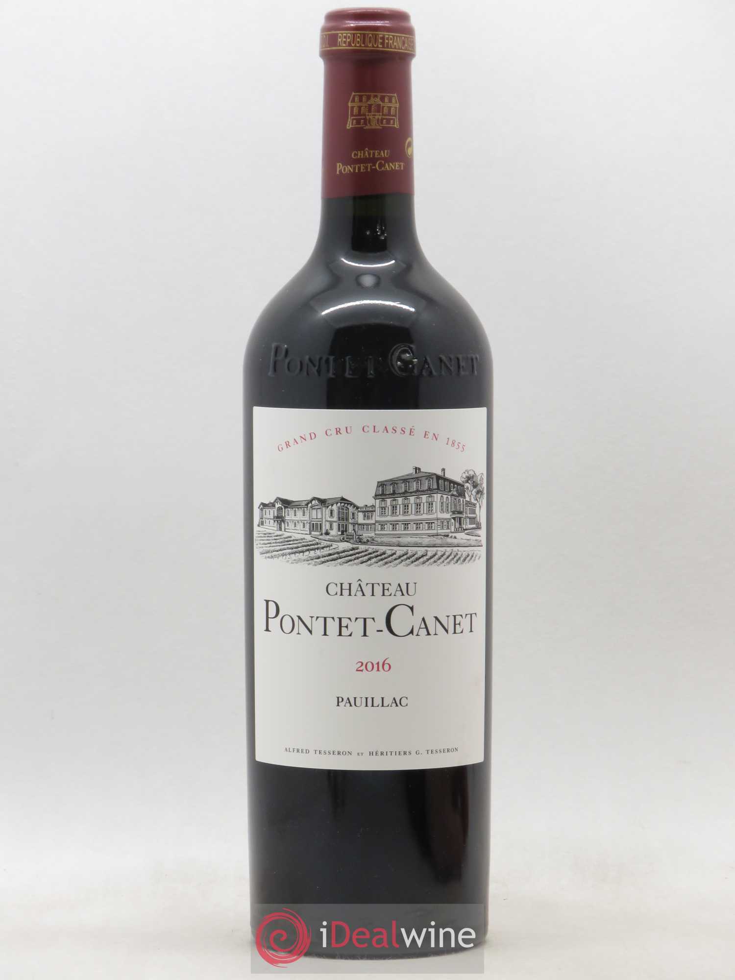Château Pontet Canet 5ème Grand Cru Classé 2016 - Lot de 1 bouteille - 0