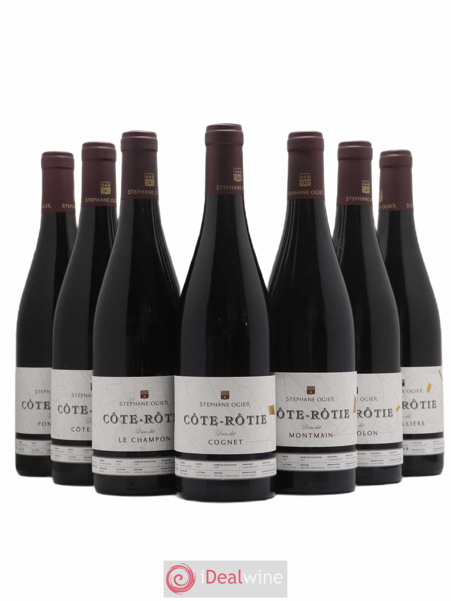Assortiment 2015 Sélection Lieux-Dits Stéphane Ogier 2015 - Lot de 7 bouteilles - 0