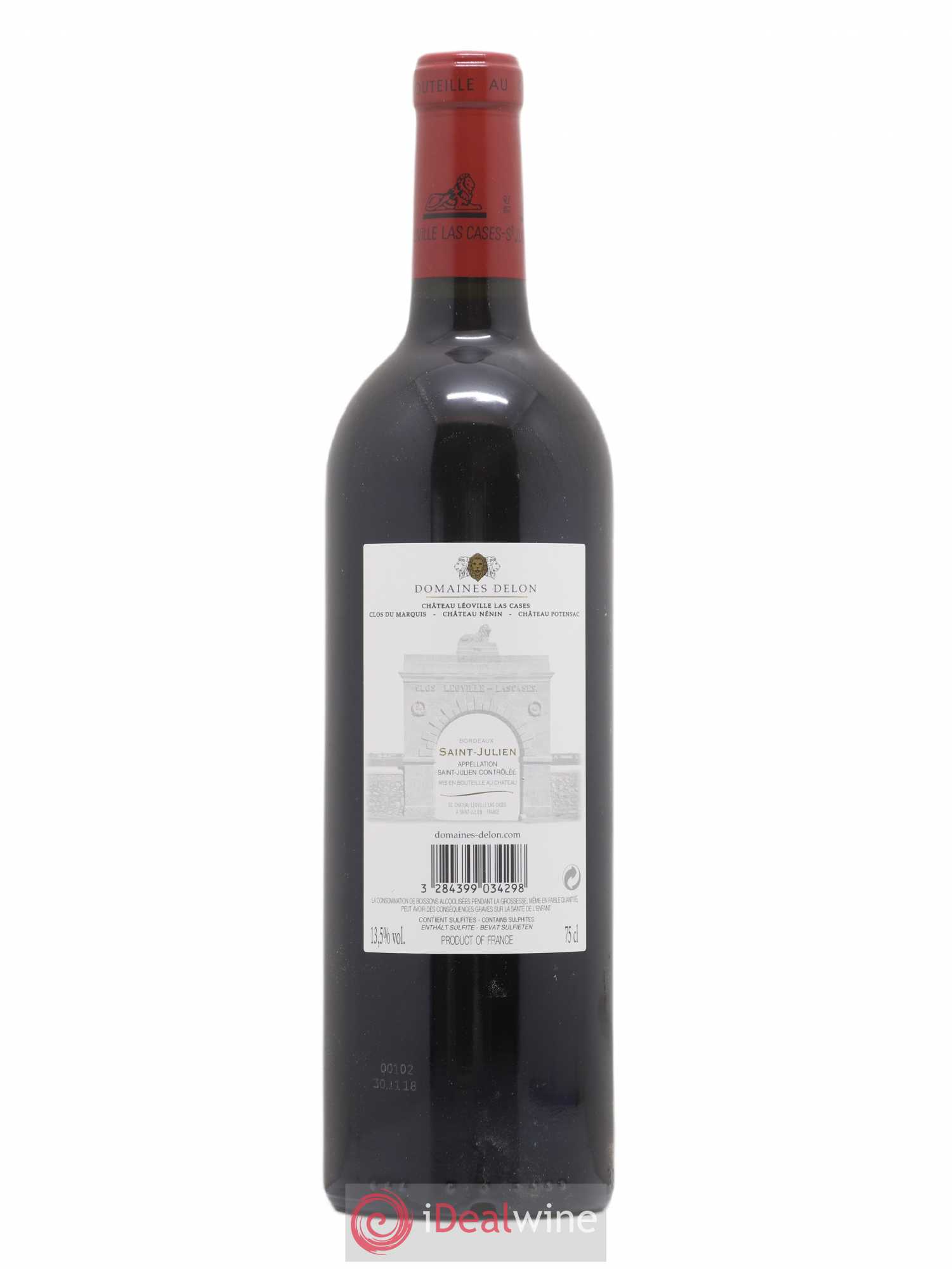 Château Léoville Las Cases 2ème Grand Cru Classé 2016 - Lot de 1 bouteille - 1