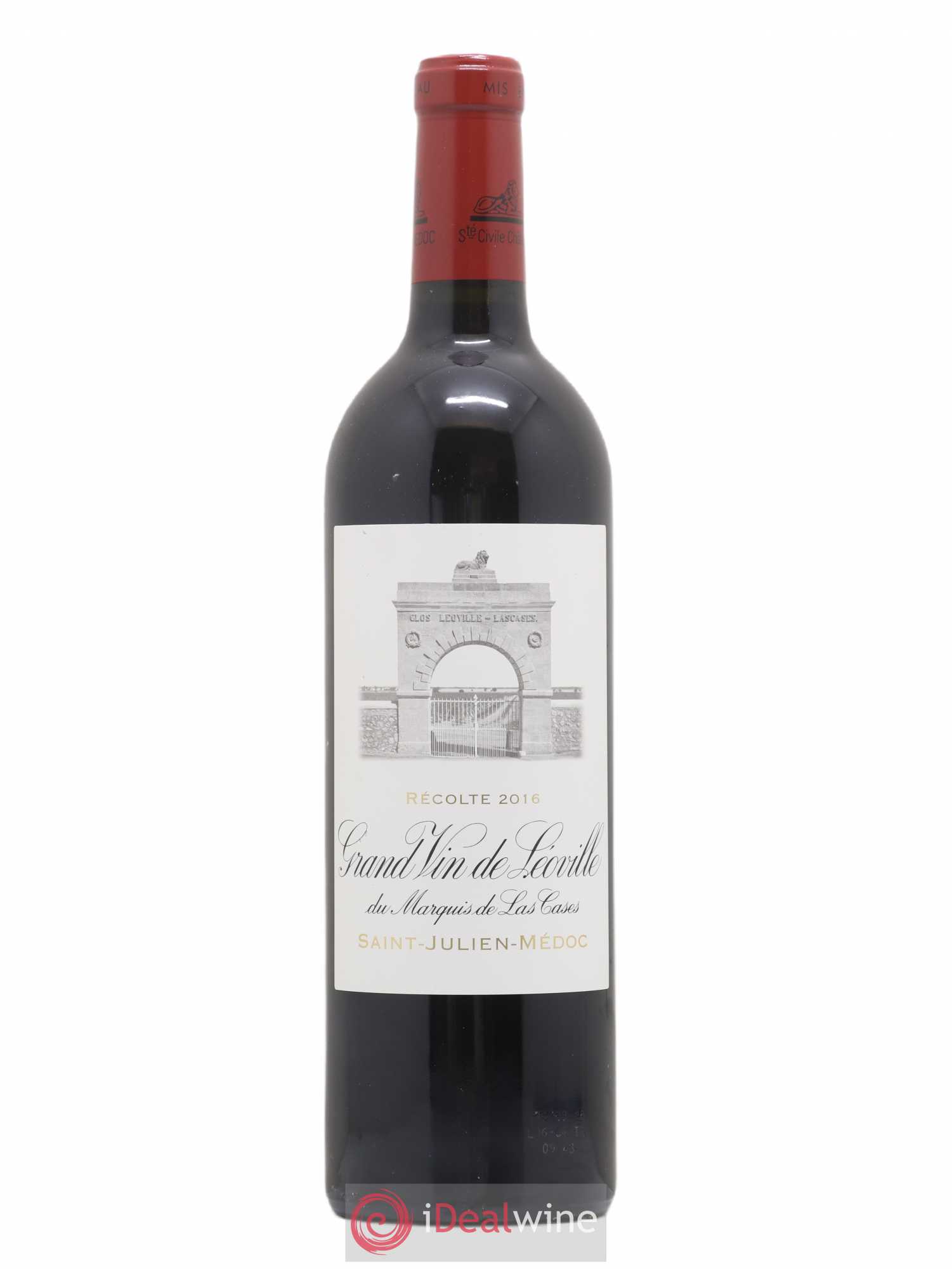 Château Léoville Las Cases 2ème Grand Cru Classé 2016 - Lot de 1 bouteille - 0