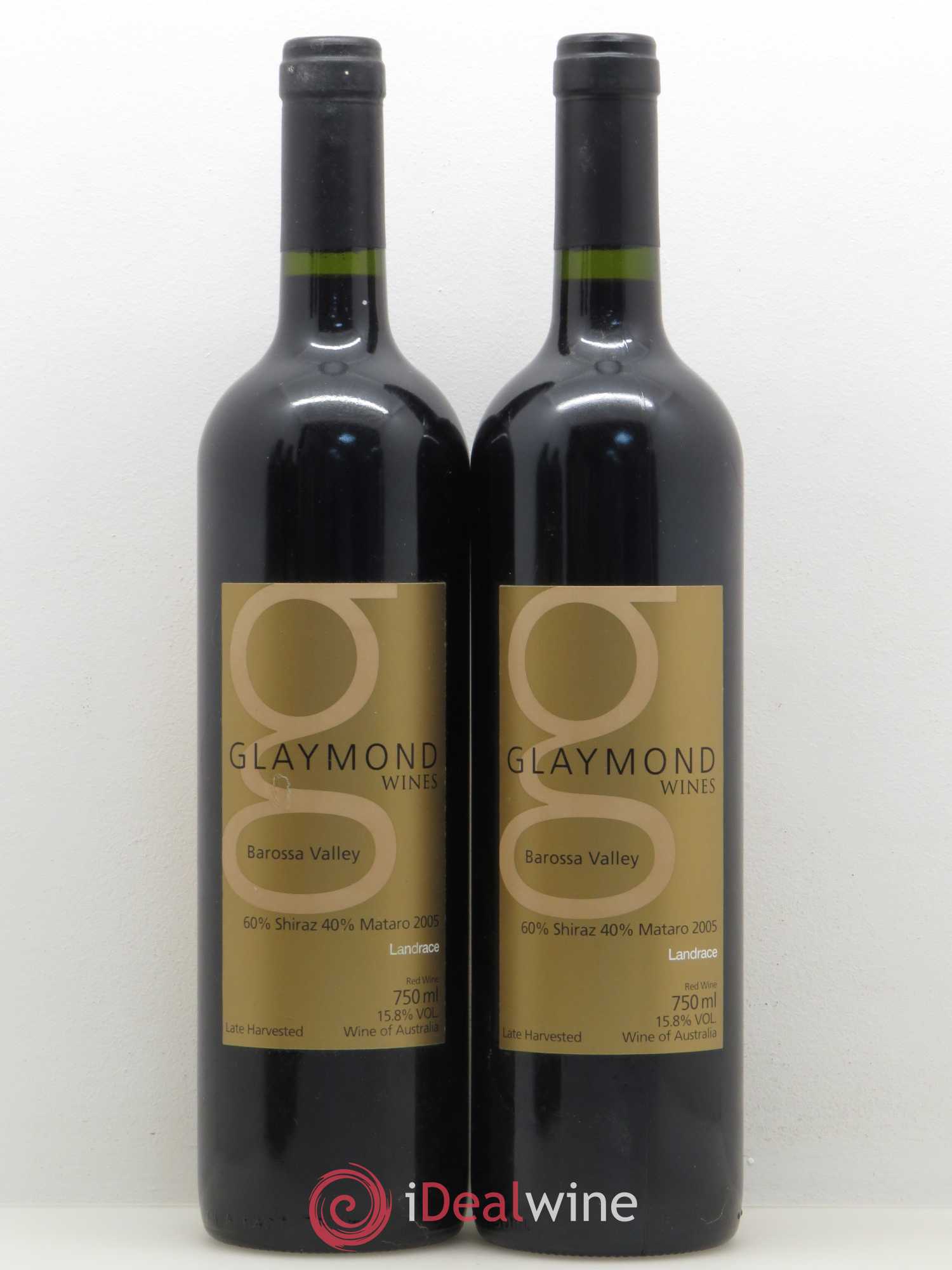 Vins Etrangers Australie Glaymond Landrace (sans prix de réserve) 2005 - Lotto di 2 bottiglie - 0