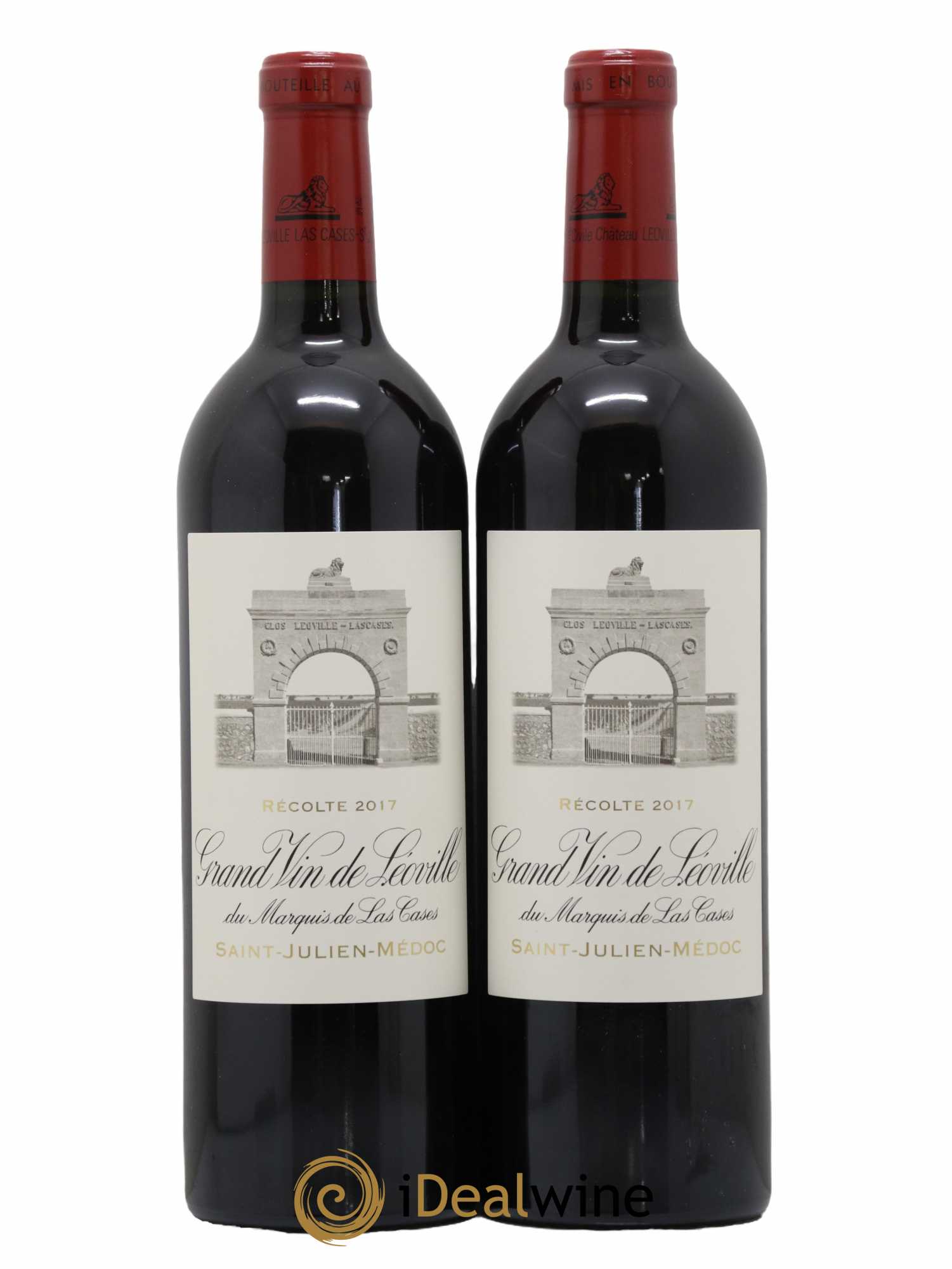 Château Léoville Las Cases 2ème Grand Cru Classé 2017 - Lot de 2 bouteilles - 0