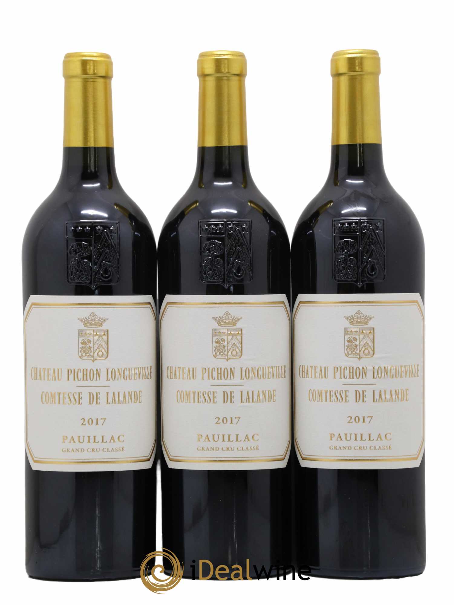 Château Pichon Longueville Comtesse de Lalande 2ème Grand Cru Classé 2017 - Lot de 3 bouteilles - 0