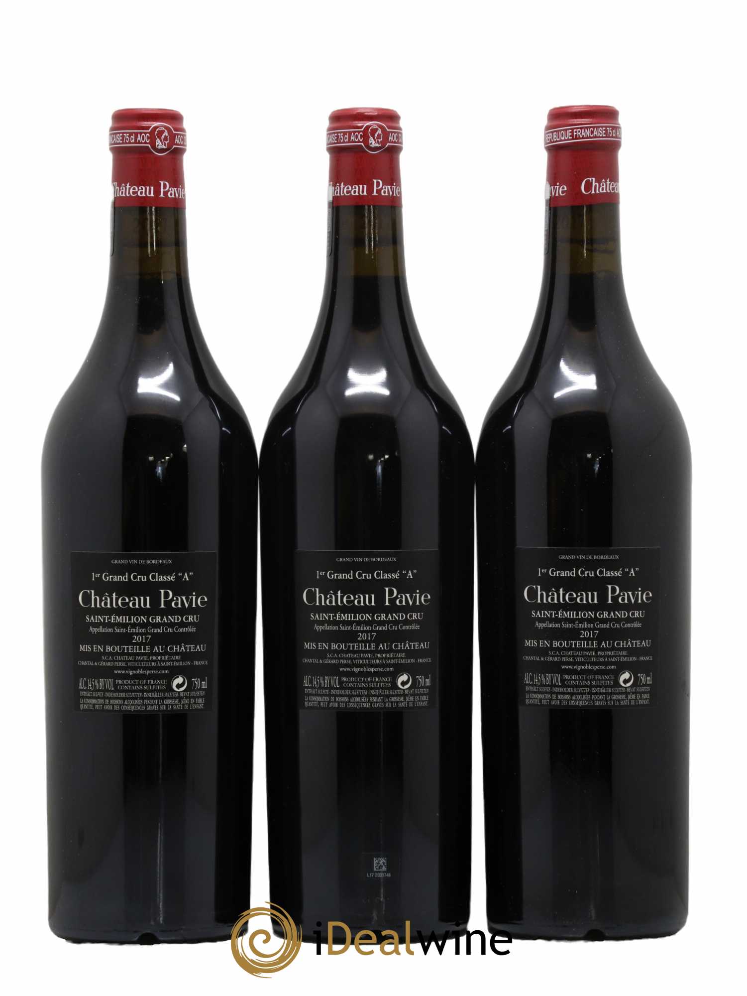 Château Pavie 1er Grand Cru Classé A 2017 - Lot of 6 bottles - 2