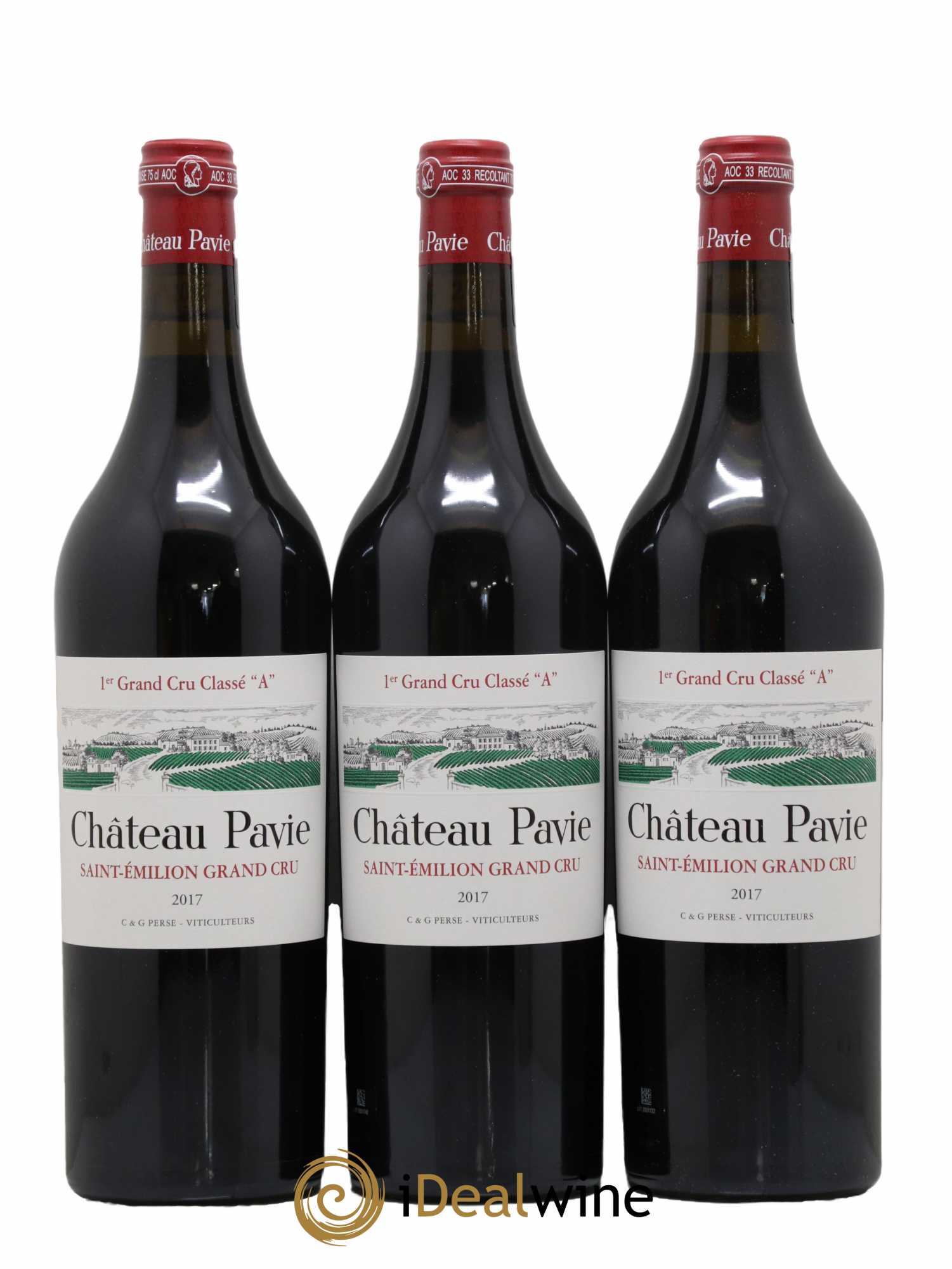 Château Pavie 1er Grand Cru Classé A 2017 - Lot of 6 bottles - 3