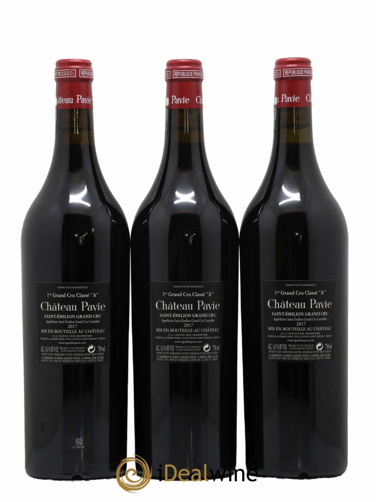 Château Pavie 1er Grand Cru Classé A 2017 - Lot of 6 bottles - 4