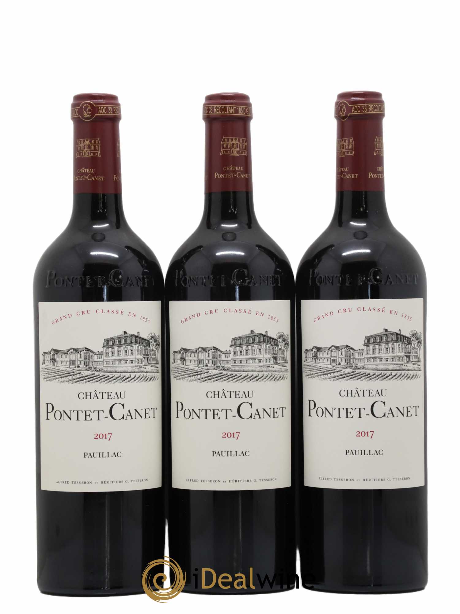 Château Pontet Canet 5ème Grand Cru Classé 2017 - Posten von 6 Flaschen - 2
