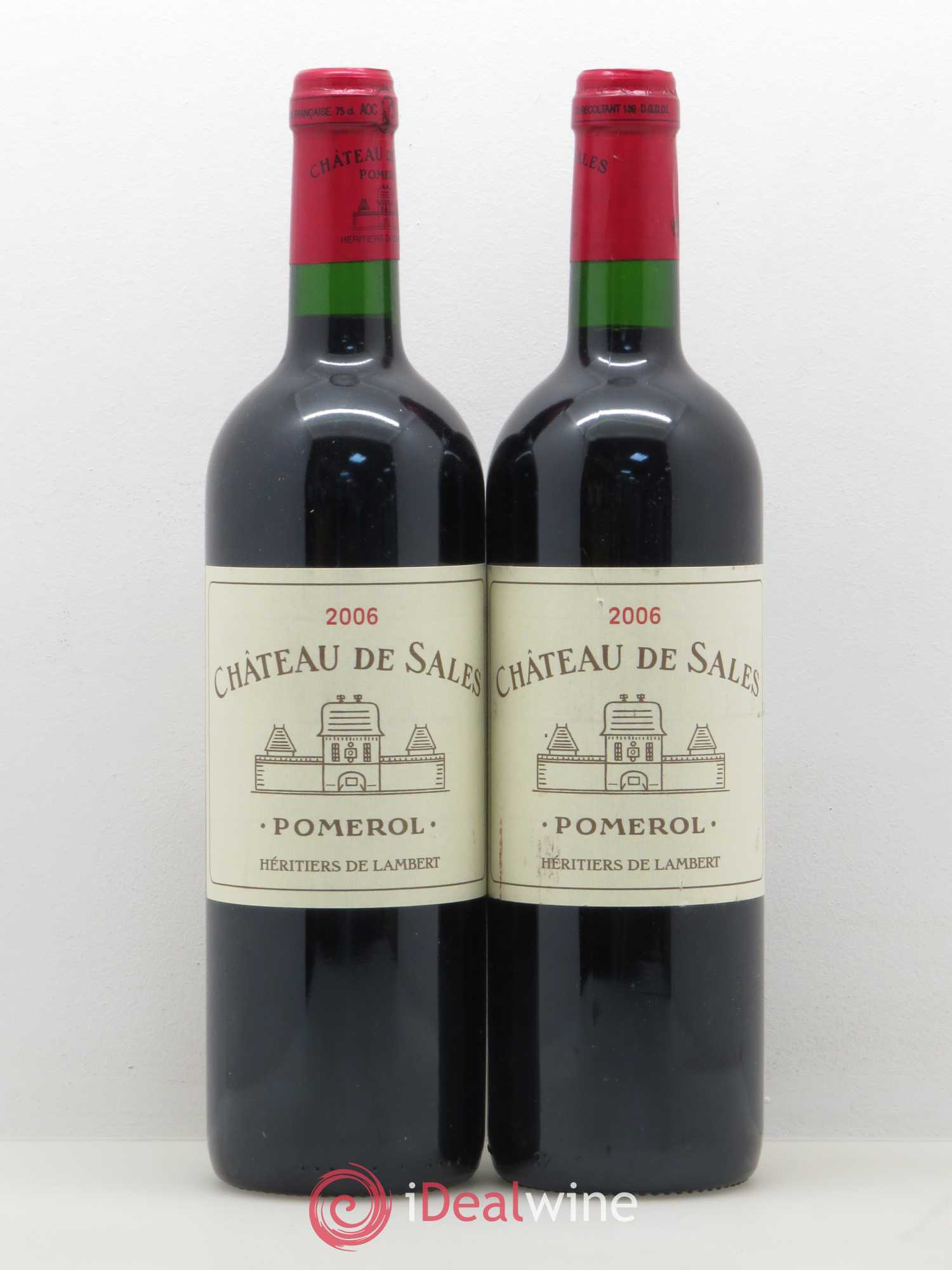 Château de Sales (sans prix de réserve) 2006 - Lot de 2 bouteilles - 0