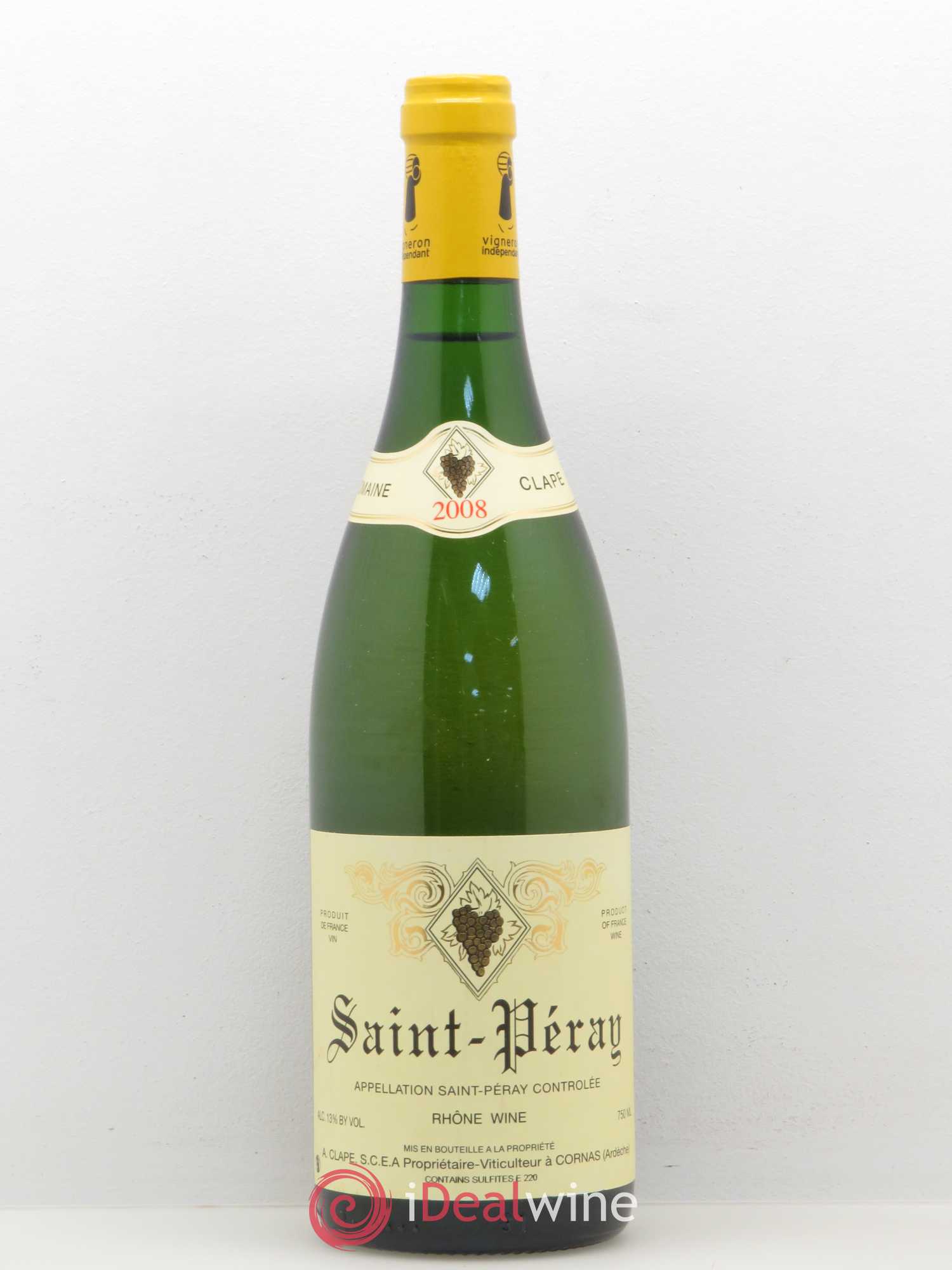 Saint-Péray Auguste Clape 2008 - Lot de 1 bouteille - 0