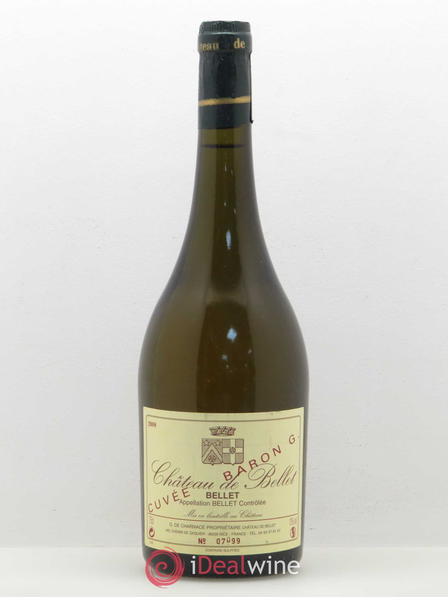 Bellet Château de Bellet Baron G 2008 - Lot de 1 bouteille - 0