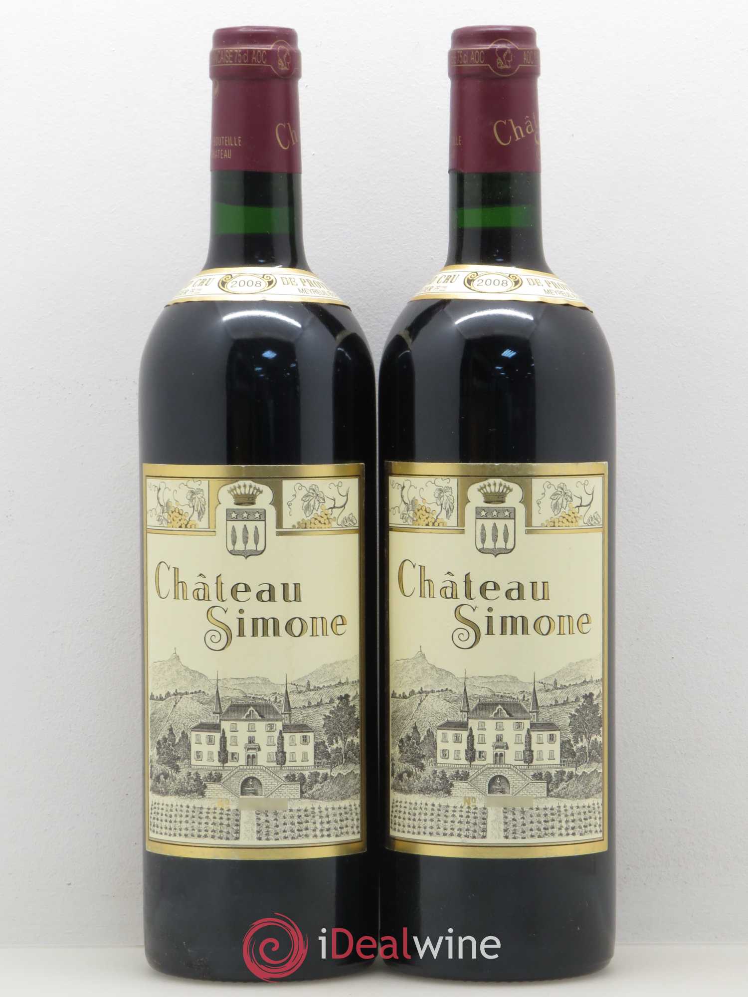 Palette Château Simone Famille Rougier 2008 - Lot de 5 bouteilles - 2