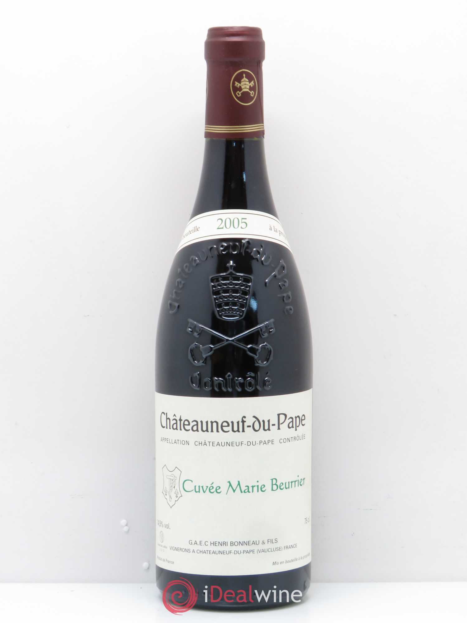 Châteauneuf-du-Pape Marie Beurrier Henri Bonneau & Fils 2005 - Lot de 1 bouteille - 0