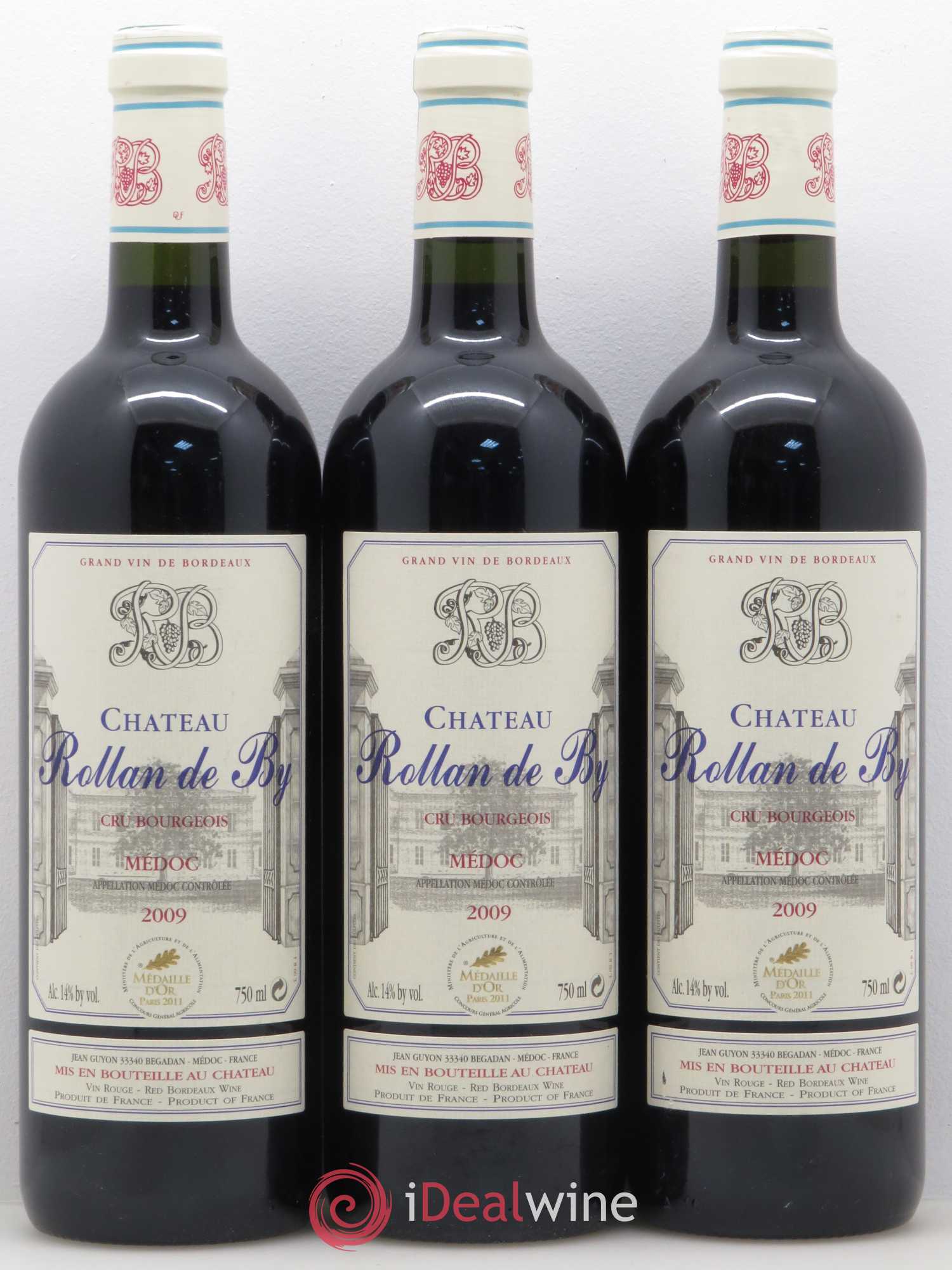 Château Rollan de By Cru Bourgeois (sans prix de réserve) 2009 - Lot de 6 bouteilles - 2