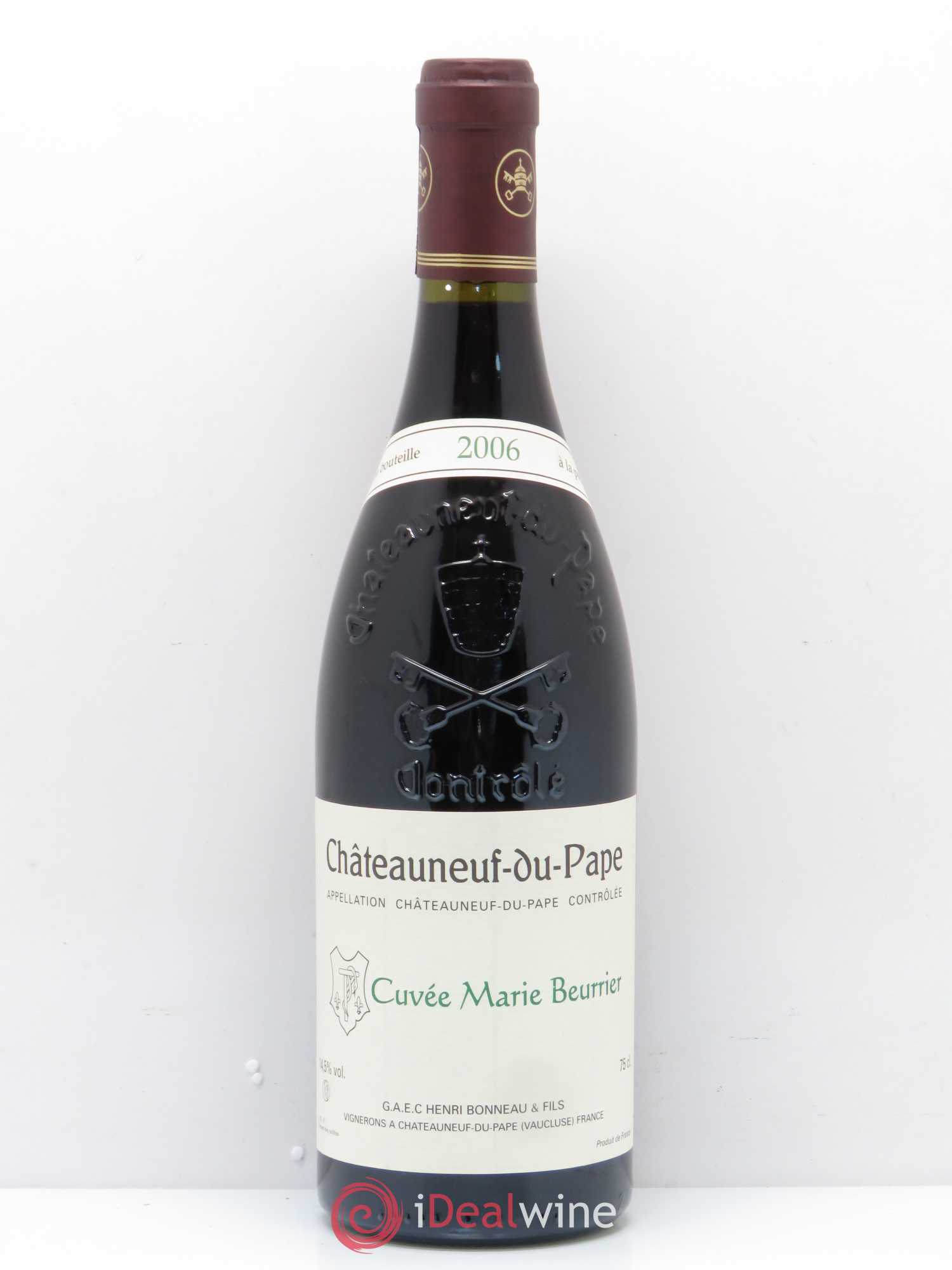 Châteauneuf-du-Pape Marie Beurrier Henri Bonneau & Fils 2006 - Lot de 1 bouteille - 0
