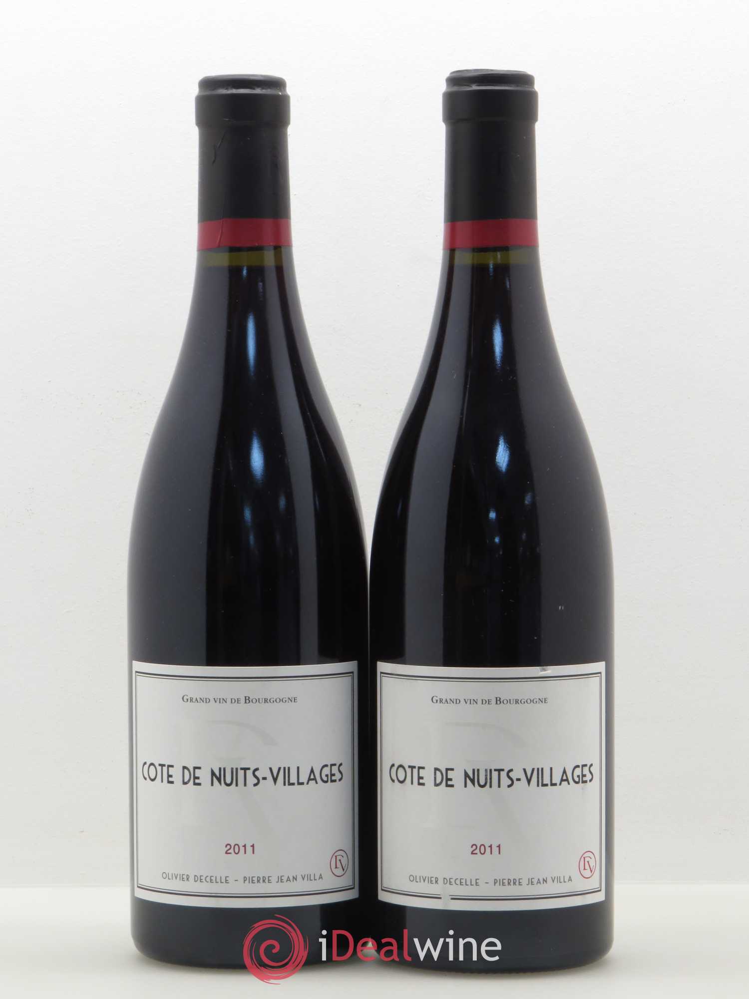 Côte de Nuits-Villages Decelle Villa (sans prix de réserve) 2011 - Posten von 2 Flaschen - 0