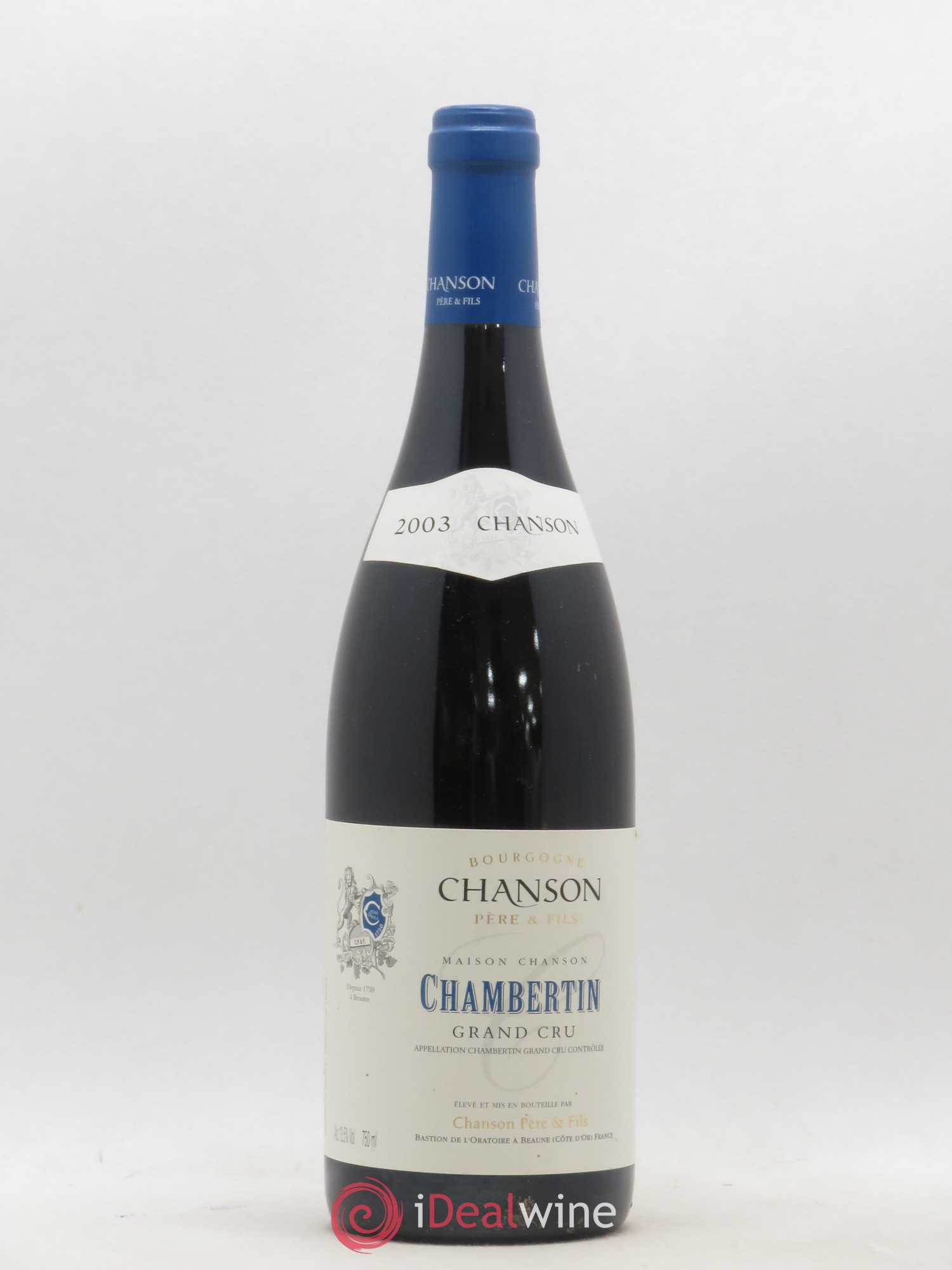 Chambertin Grand Cru Chanson 2003 - Lot de 1 bouteille - 0