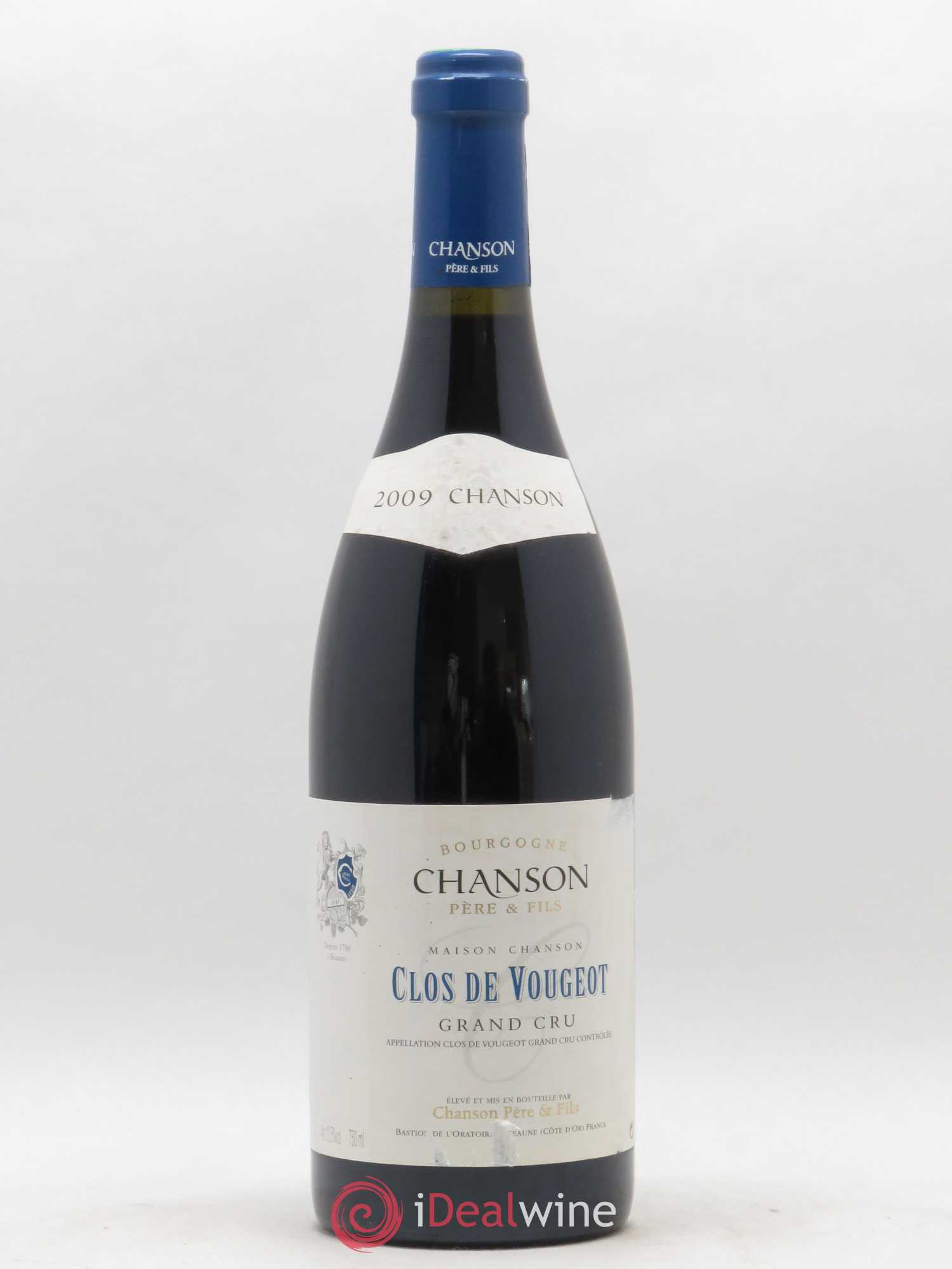 Clos de Vougeot Grand Cru Chanson 2009 - Lot de 1 bouteille - 0