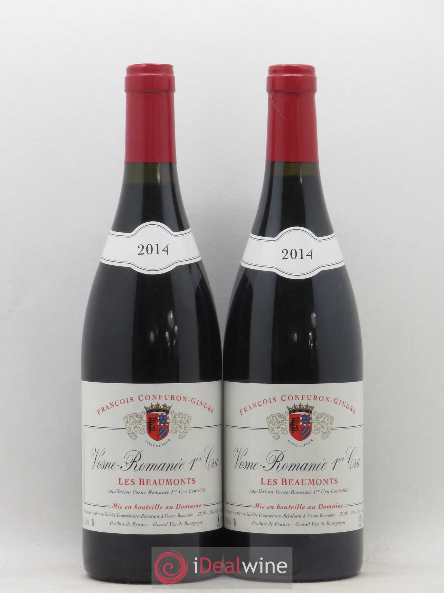 Vosne-Romanée 1er Cru Les Beaumonts Domaine Francois Confuron Gindre 2014 - Posten von 2 Flaschen - 0