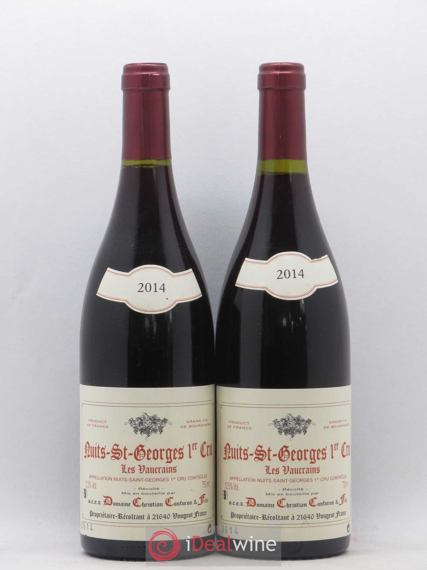Nuits-Saint-Georges 1er Cru Les Vaucrains Domaine Christian Confuron et fils 2014 - Posten von 2 Flaschen - 0