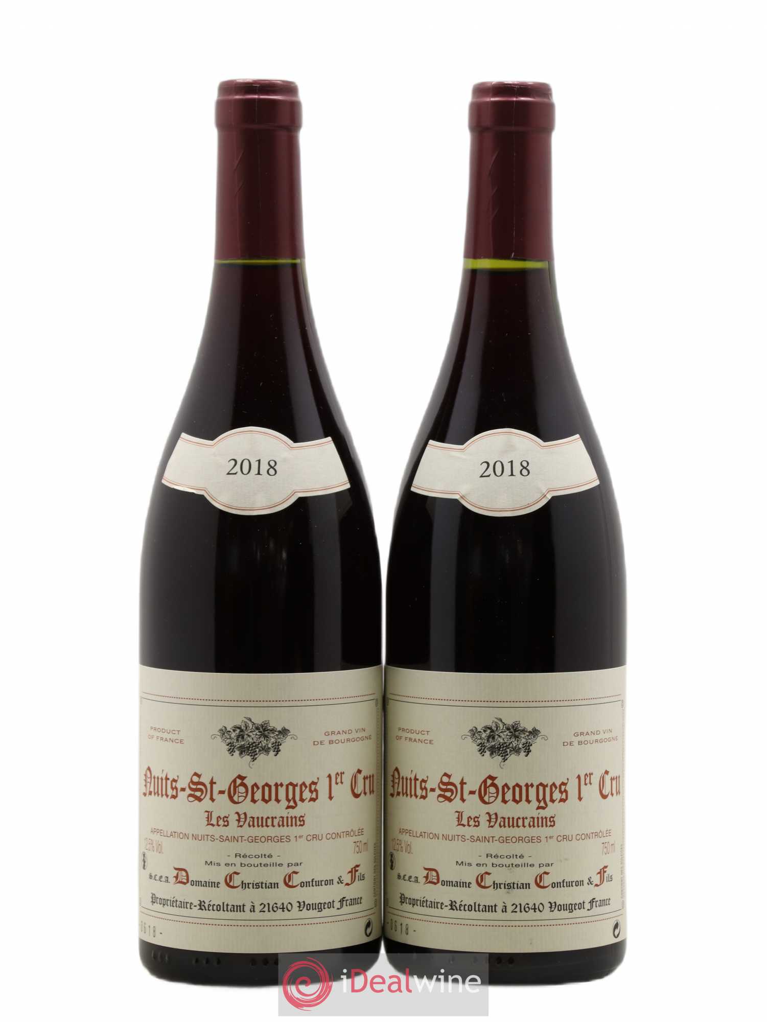 Nuits-Saint-Georges 1er Cru Les Vaucrains Domaine Christian Confuron Pere Et Fils 2018 - Posten von 2 Flaschen - 0