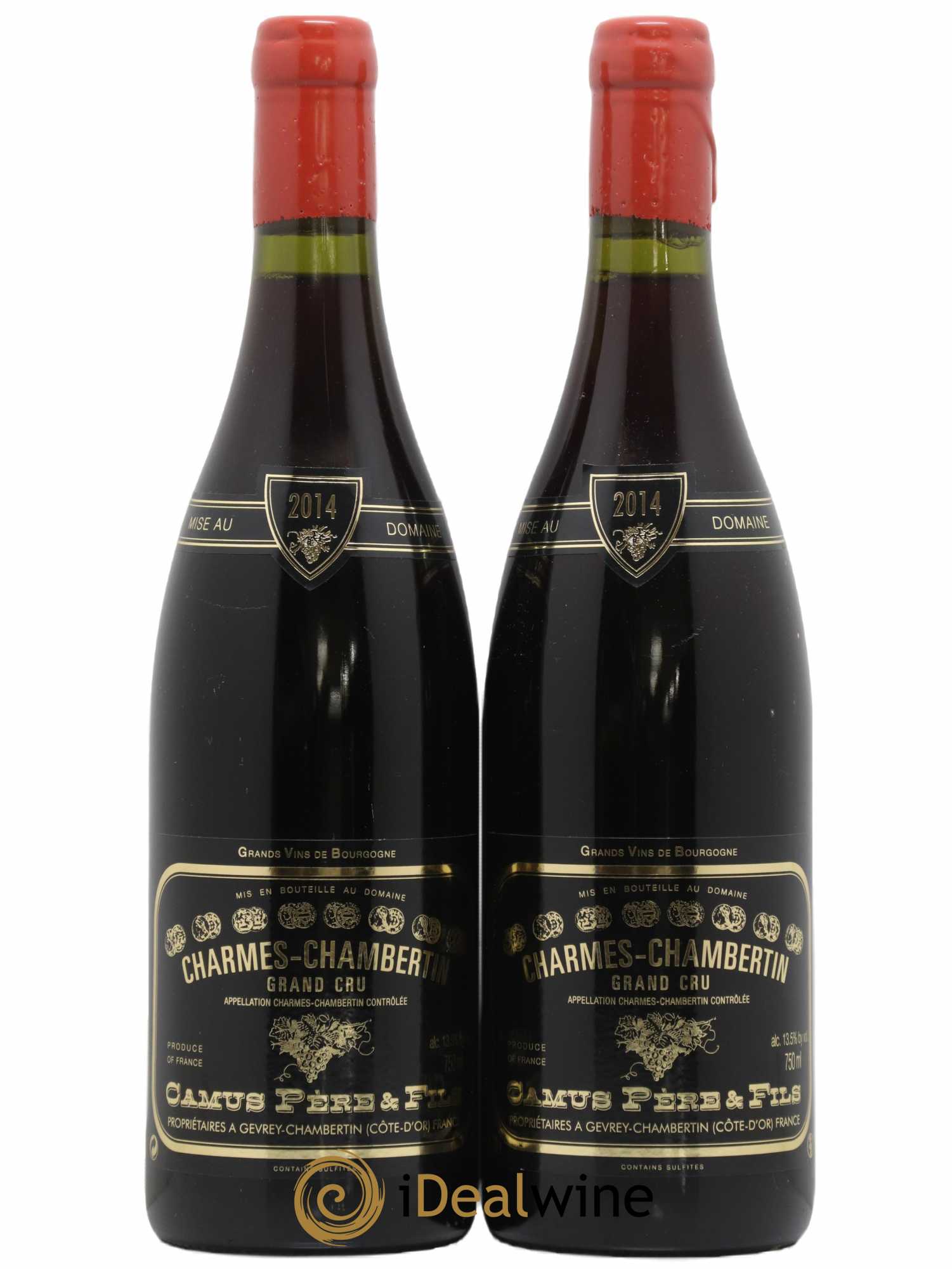 Charmes-Chambertin Grand Cru Camus Père et Fils (Domaine) 2014 - Lot de 2 bouteilles - 0