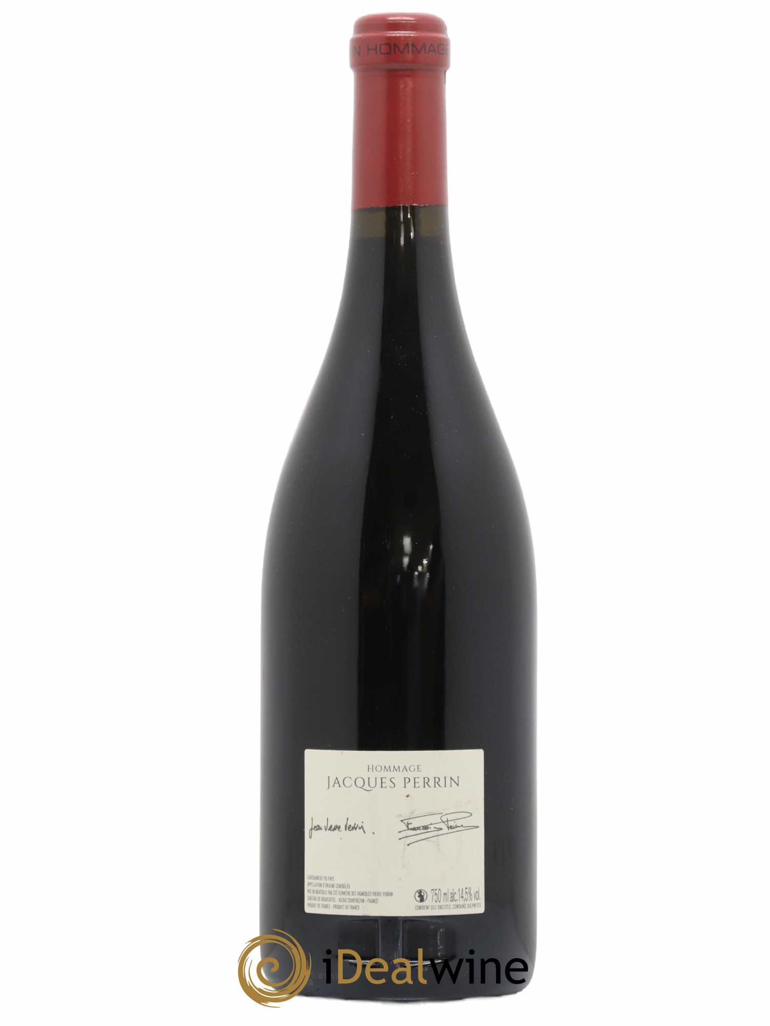 Châteauneuf-du-Pape Château de Beaucastel Hommage à Jacques Perrin Famille Perrin 2017 - Lot de 1 bouteille - 1