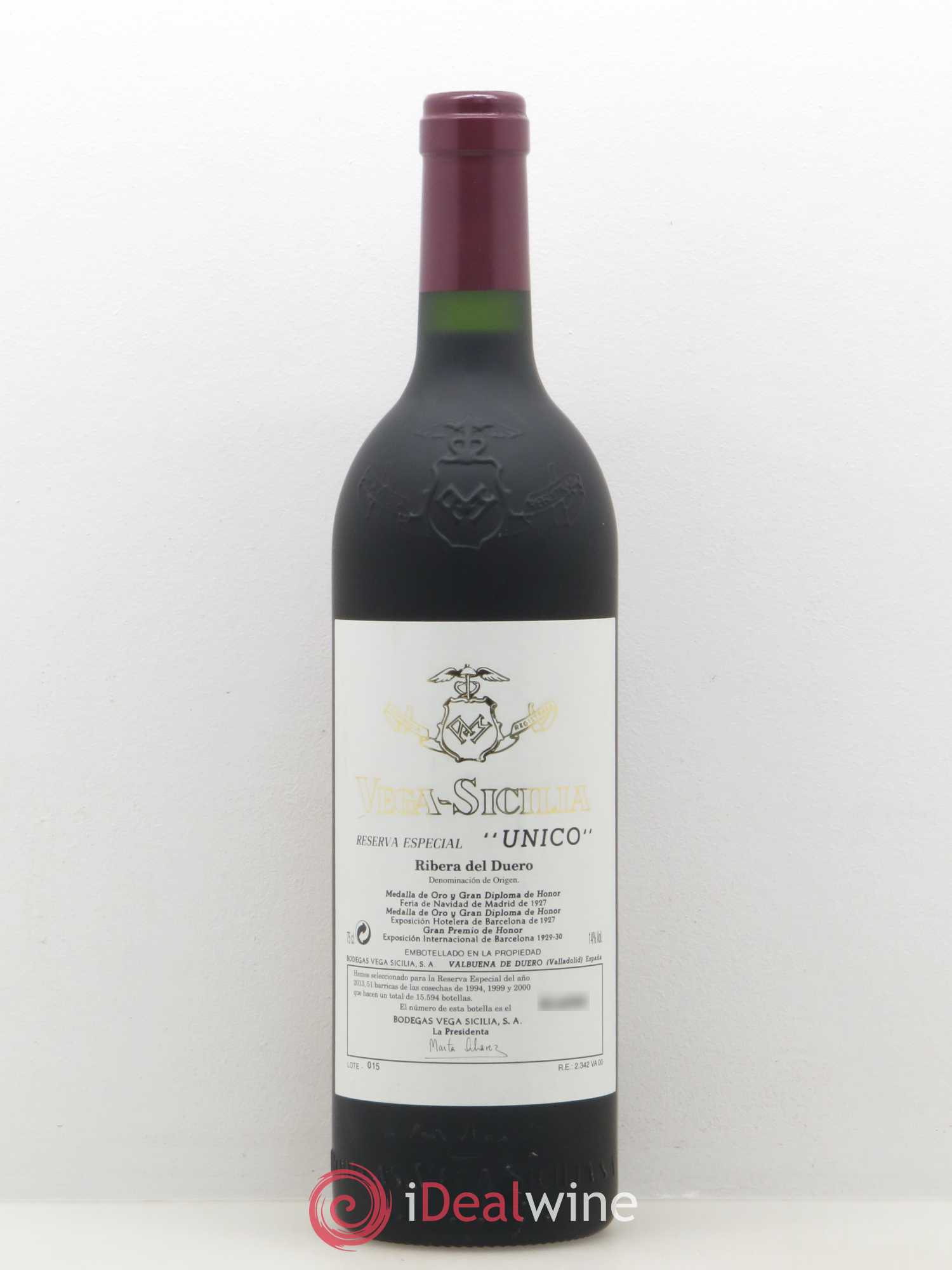 Ribera Del Duero DO Vega Sicilia Unico Famille Alvarez Reserva Especial 2013 - Lot of 1 bottle - 0