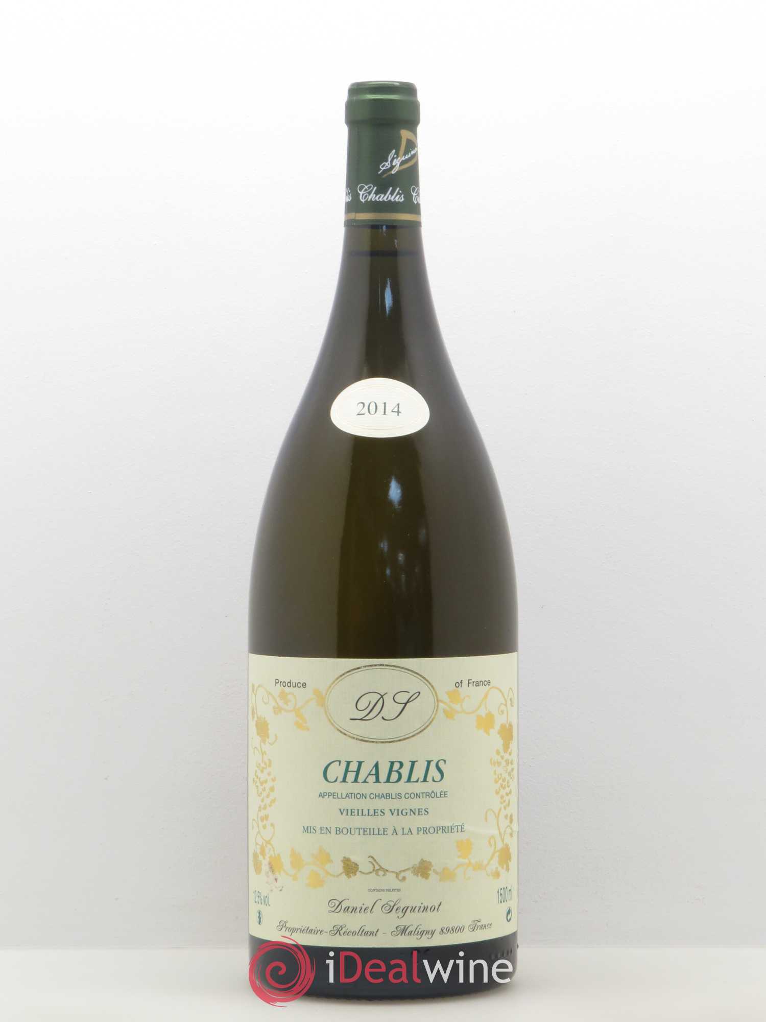 Chablis Vieilles Vignes Daniel Seguinot 2014 - Posten von 1 Magnum - 0