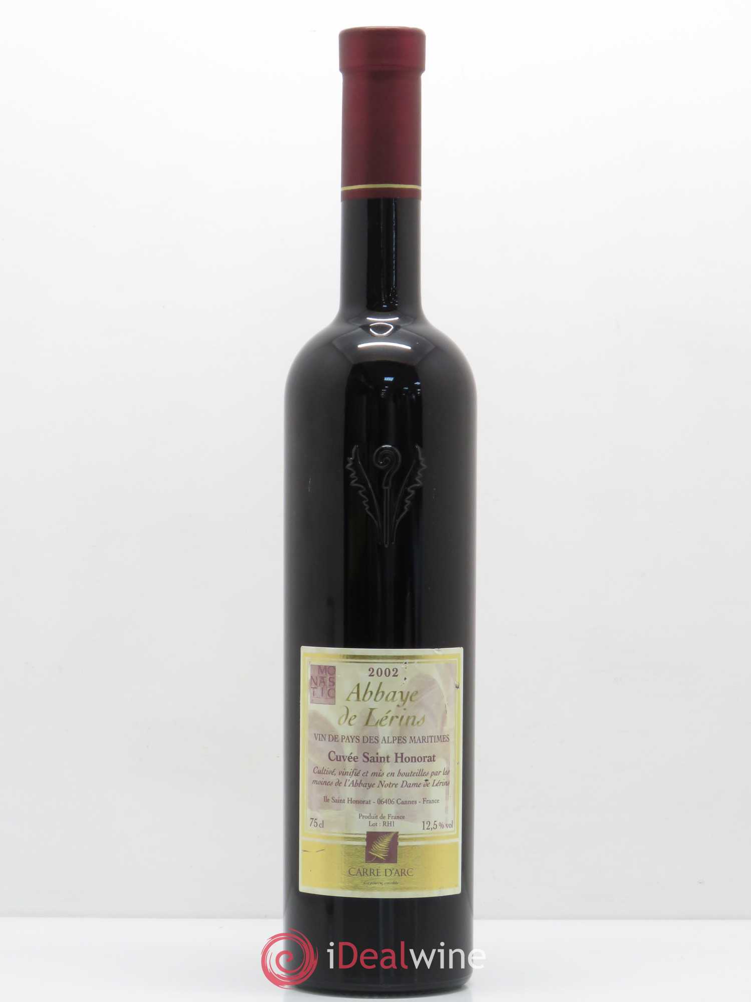 Divers IGP Alpes-Maritimes Abbaye de Lerins Cuvee Saint-Honorat 2002 - Posten von 1 Flasche - 0