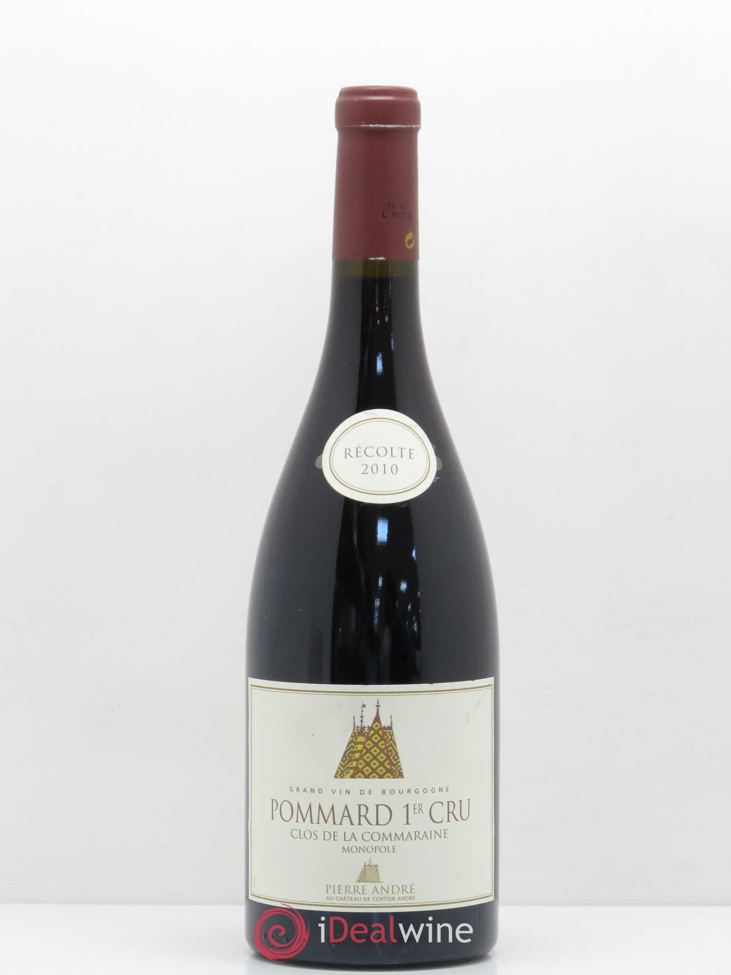 Pommard 1er Cru Clos de la Commaraine Pierre Andre 2010 - Posten von 1 Flasche - 0