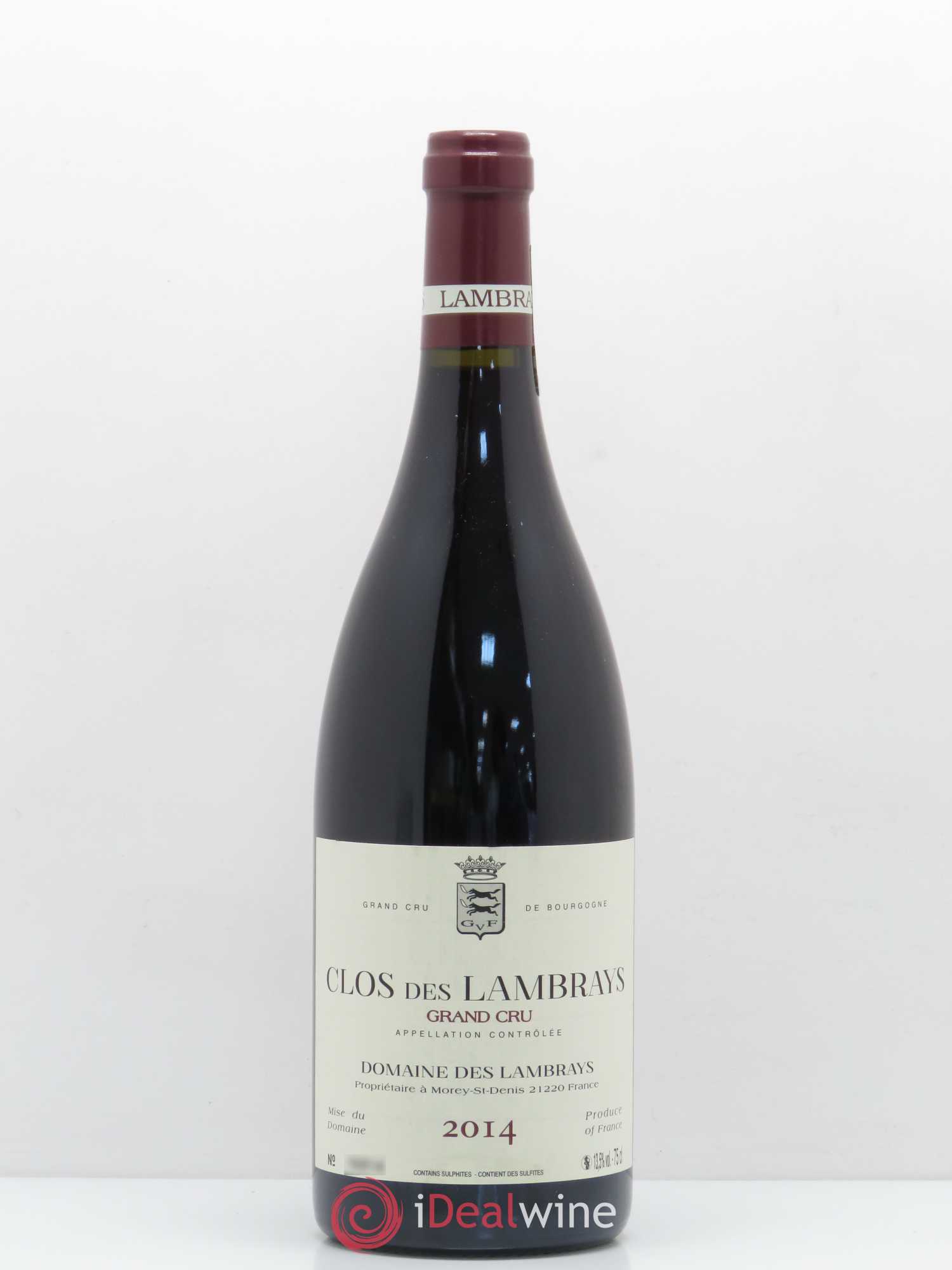 Clos des Lambrays Grand Cru Domaine des Lambrays 2014 - Lot de 1 bouteille - 0
