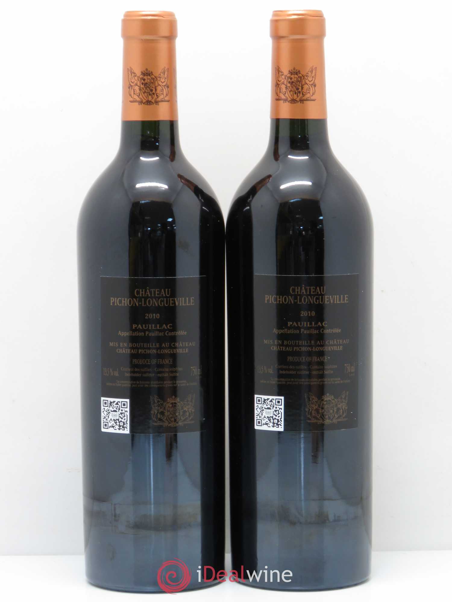 Pichon Longueville Baron 2ème Grand Cru Classé 2010 - Lot de 2 bouteilles - 1