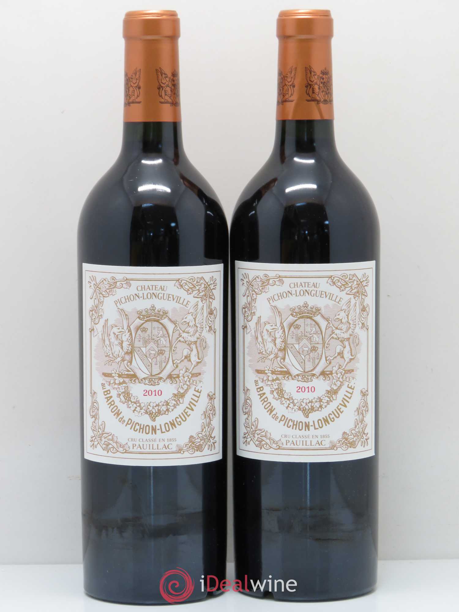 Pichon Longueville Baron 2ème Grand Cru Classé 2010 - Lot de 2 bouteilles - 0