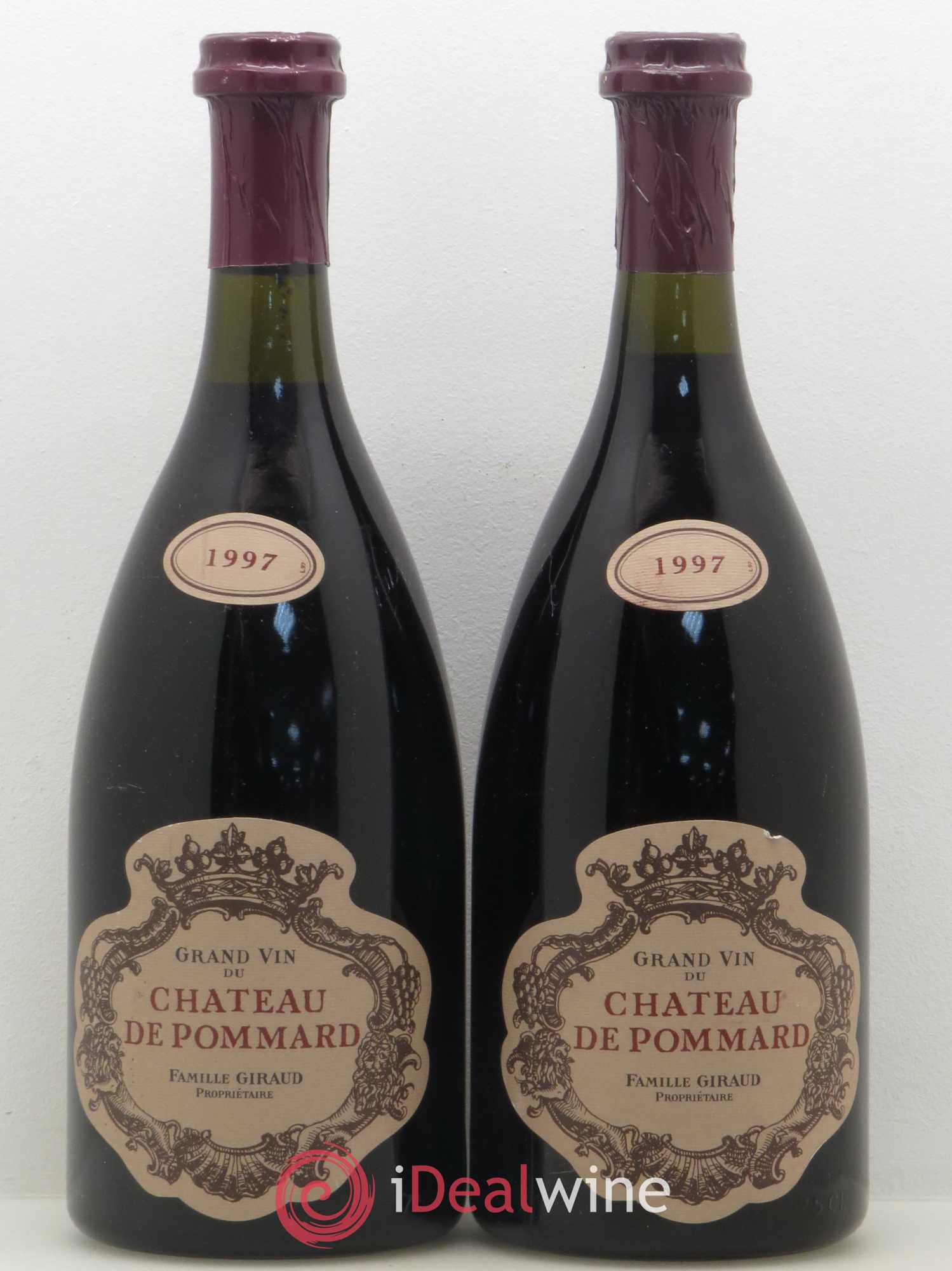 Pommard Château de Pommard 1997 - Lot de 2 bouteilles - 0