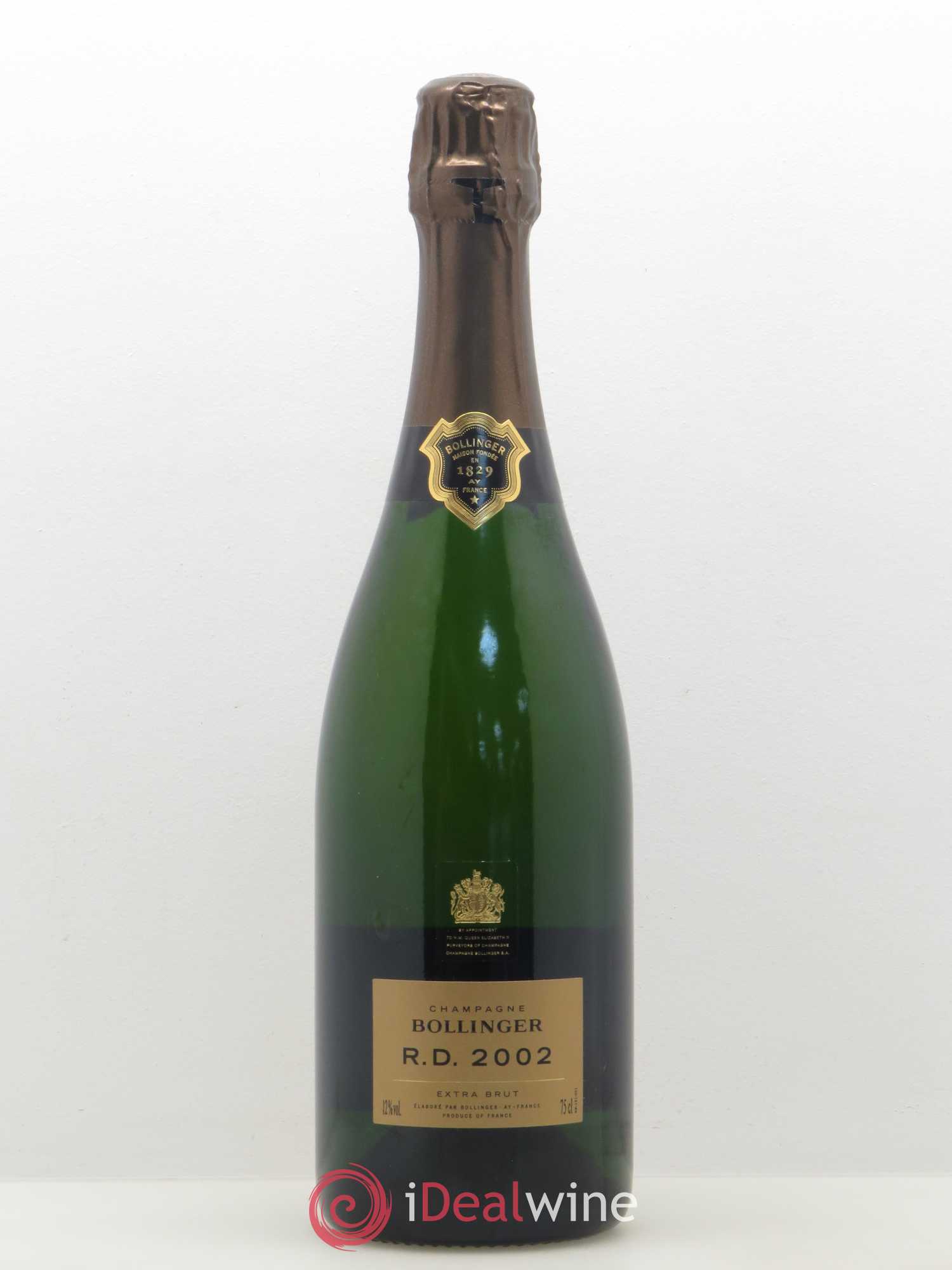 R.D. Extra-Brut Bollinger 2002 - Lot de 1 bouteille - 0