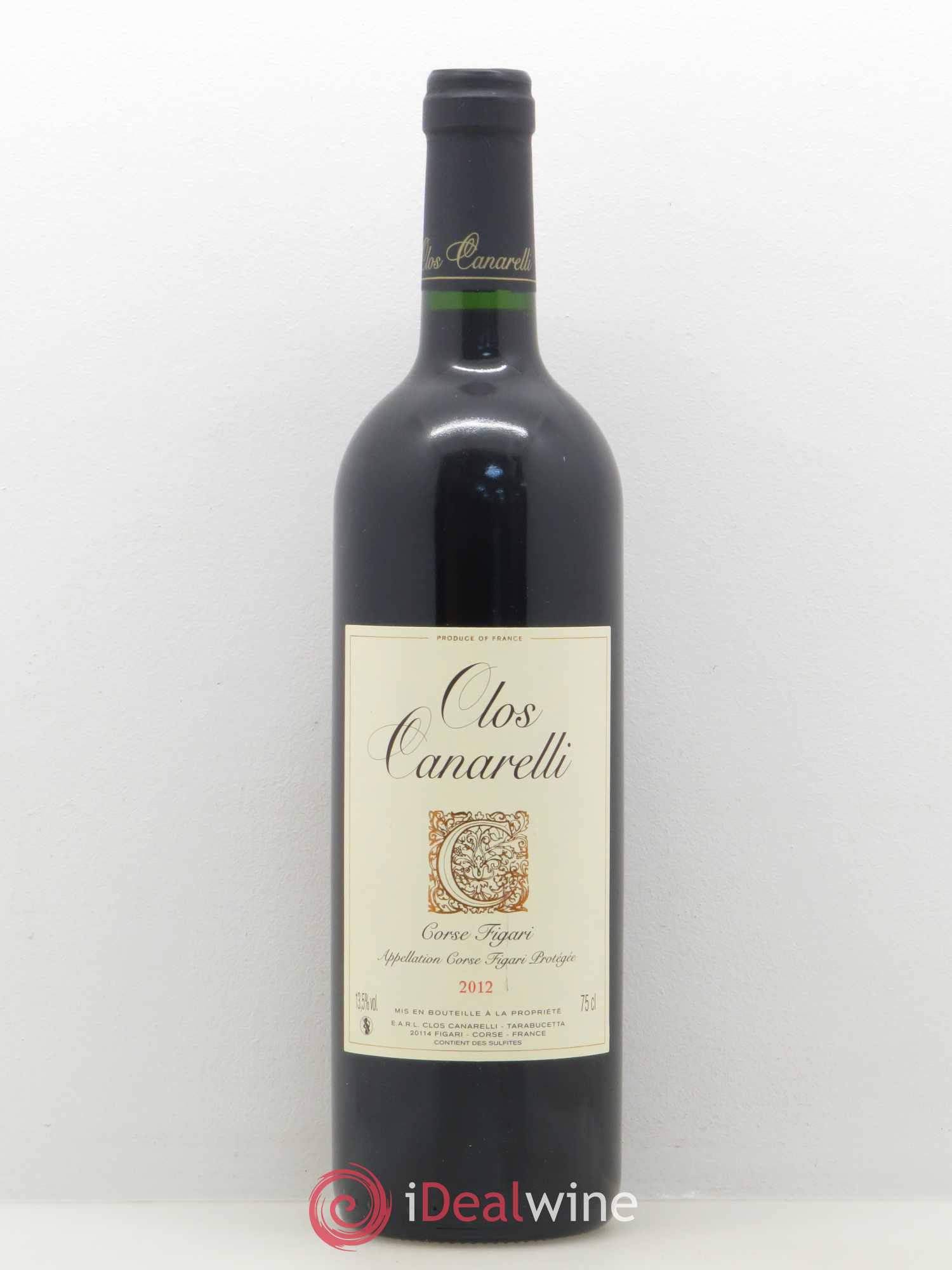 Figari Clos Canarelli 2012 - Lot de 1 bouteille - 0
